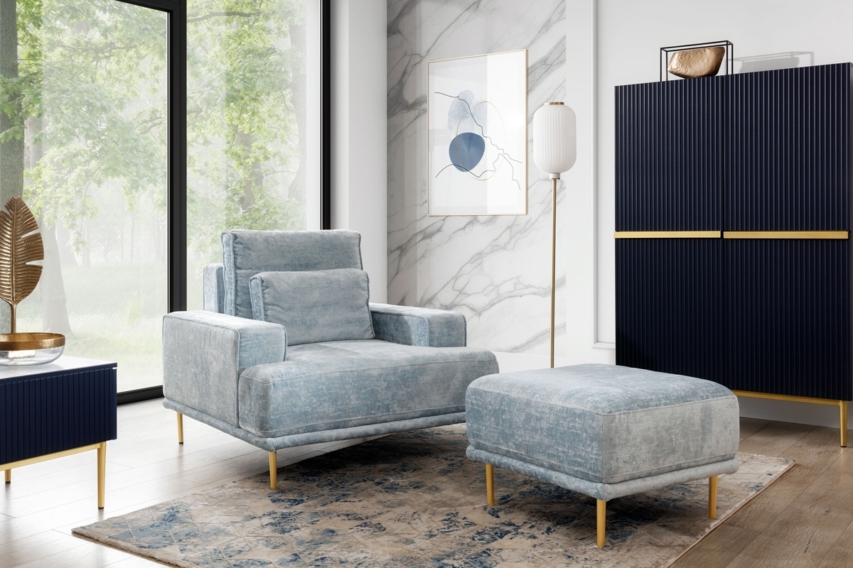 Moderné čalúnené kreslo Nicole Moderné čalúnené kreslo Nicole 