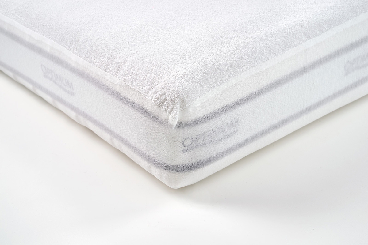 Nepremokavý froté poťah s bokmi - biely frota nieprzemakalna