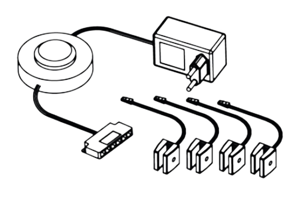 LED osvětlení Clawi 4 body Osvětlení 4 x LED Clawi