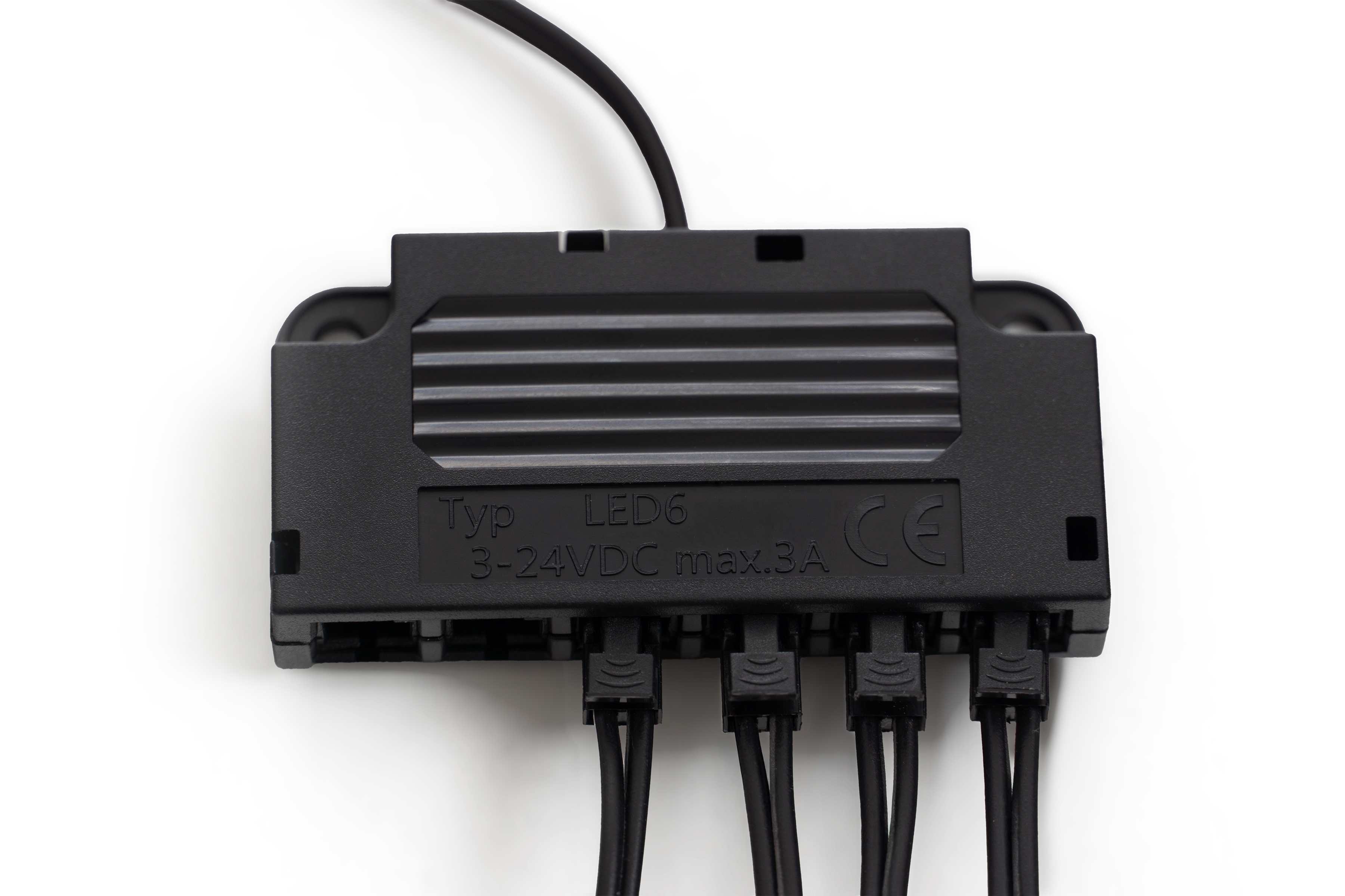 Osvětlení skleněné police 4x klips PVC / teplá barva Osvětlení police szklanej 4 x Klips PCV / barwa ciepla