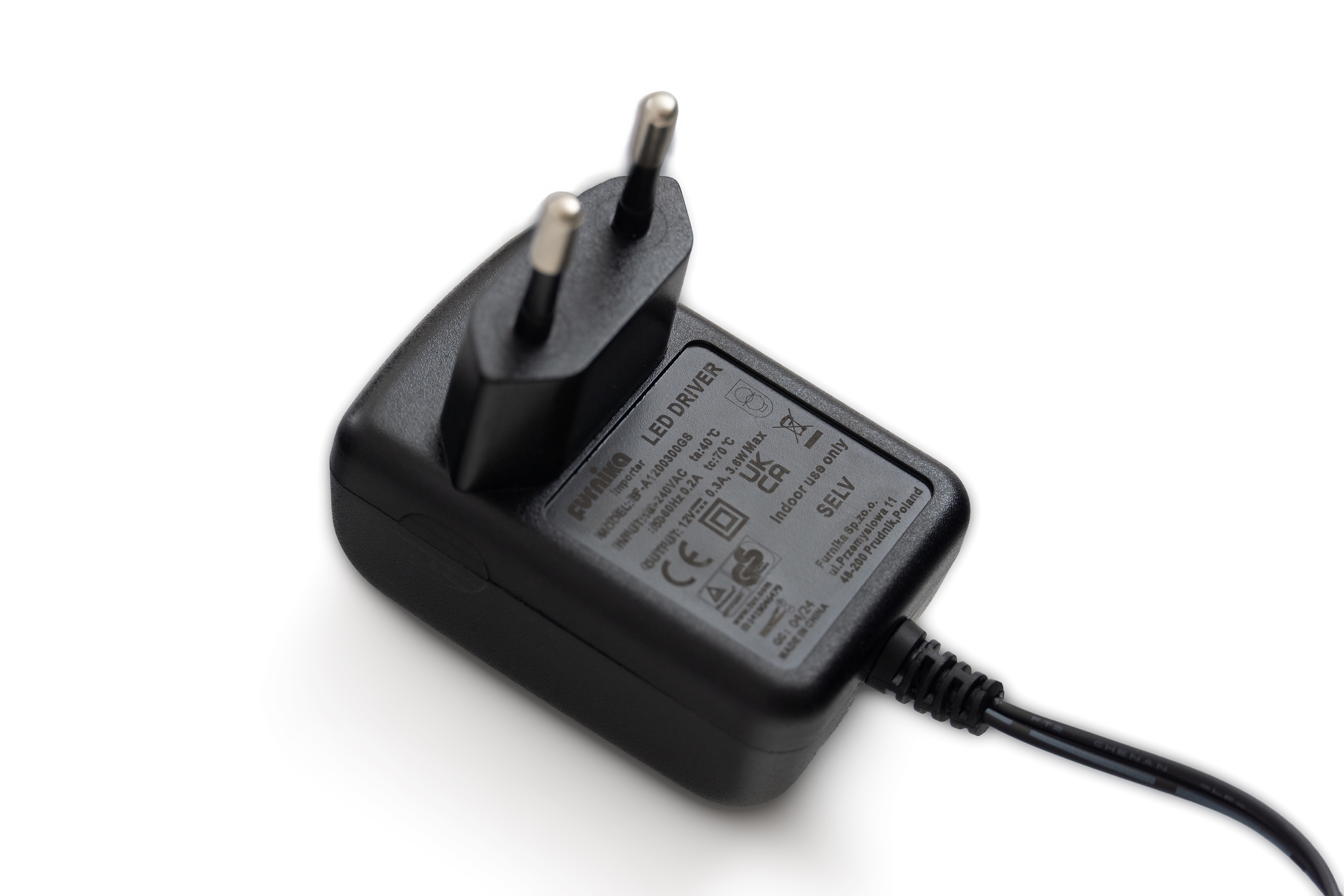 Osvětlení skleněné police 4x klips PVC / teplá barva Osvětlení police szklanej 4 x Klips PCV / barwa ciepla