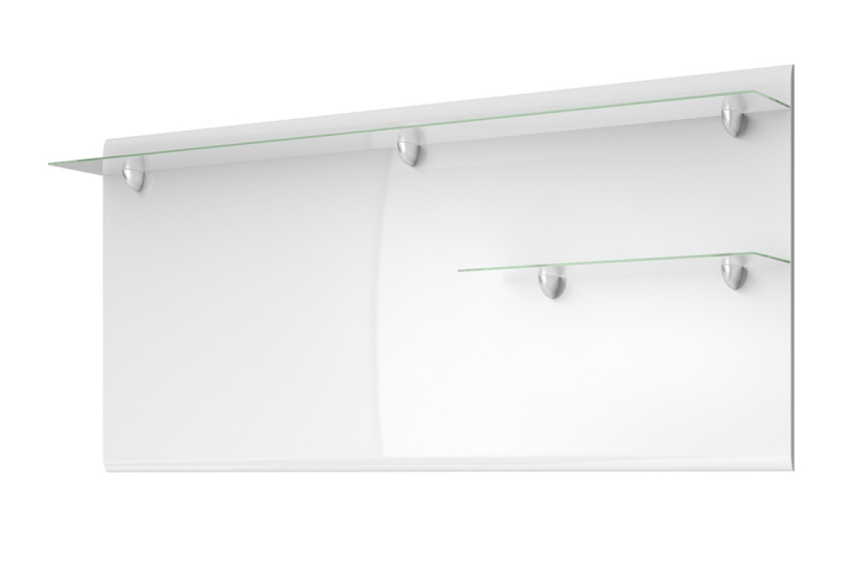 Panel wiszacy Hektor 03 Biely/biely lesk - Koncovka Série  Biely panel