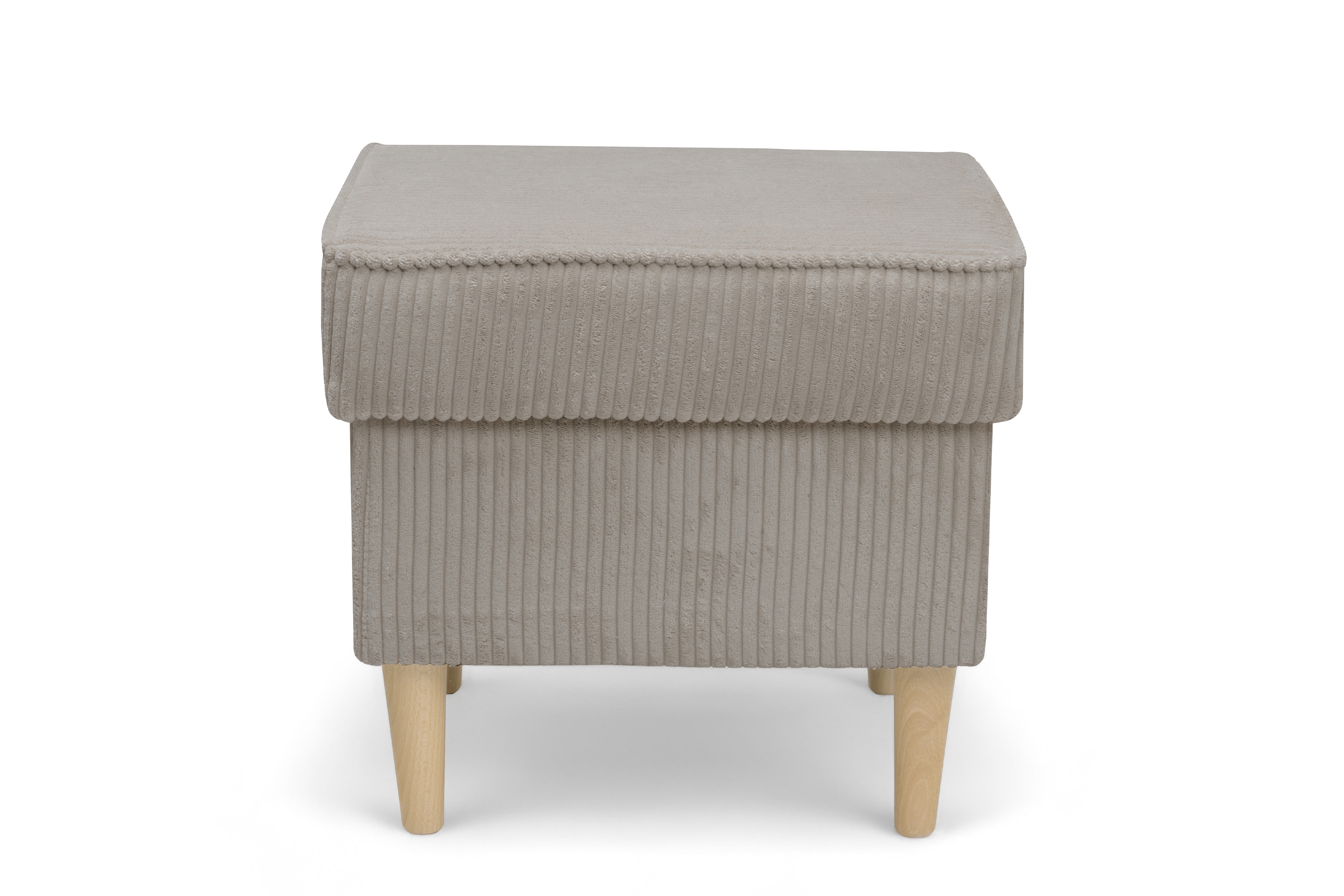 Podnožka křesla ušák Vilano - béžový manšestr Poso 2 / nohy buk Podnožka do fotela Ušák Vilano - béžový manšestr Poso 2 / Nohy buk 