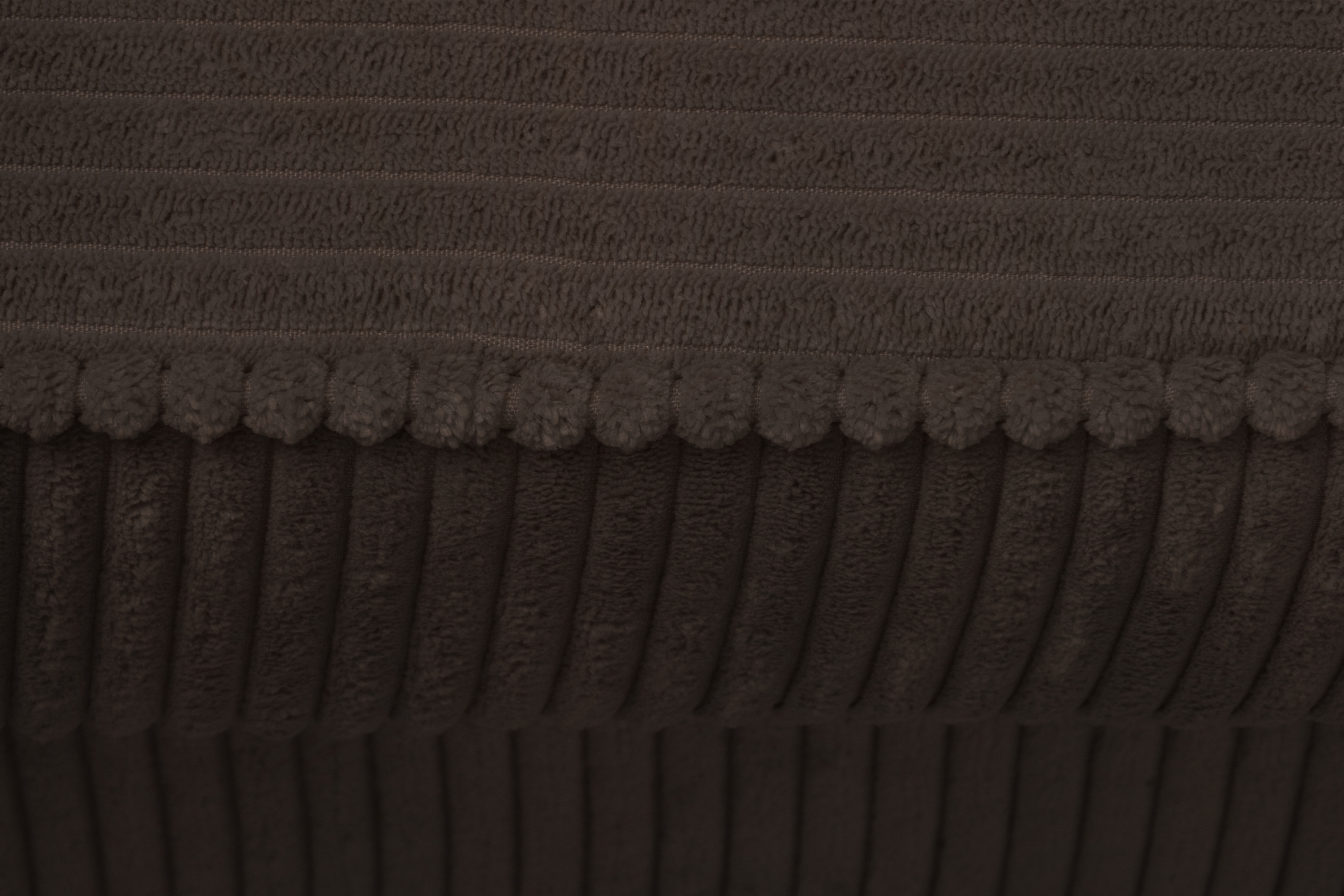 Podnožka křesla ušák Vilano - hnědý manšestr Poso 6 / nohy buk Podnožka do fotela Ušák Vilano - Hnědý manšestr Poso 6 / Nohy buk 