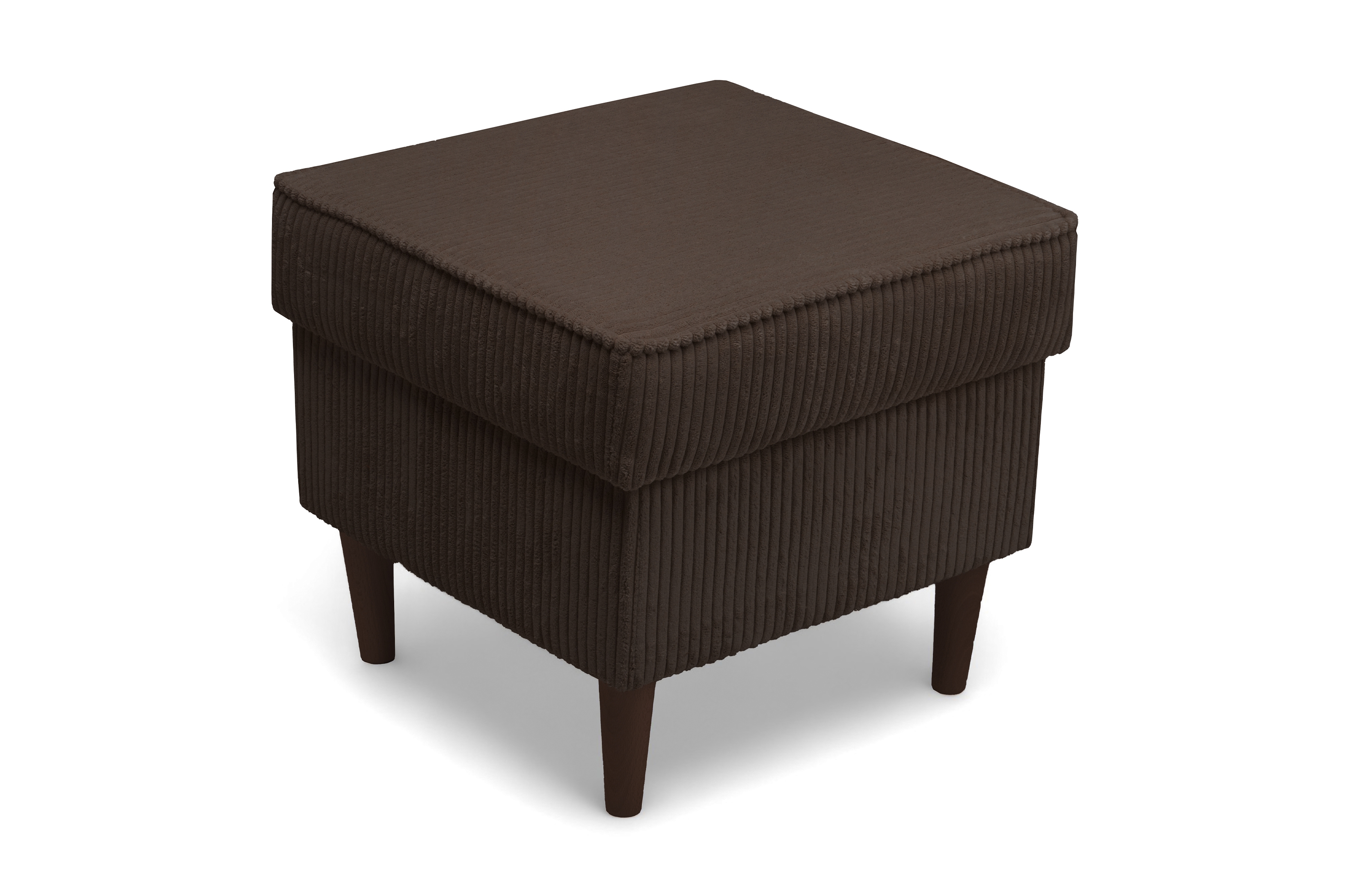 Podnožka křesla ušák Vilano - hnědý manšestr Poso 6 / nohy venge Podnožka do fotela Ušák Vilano - Hnědý manšestr Poso 6 / Nohy Venge 