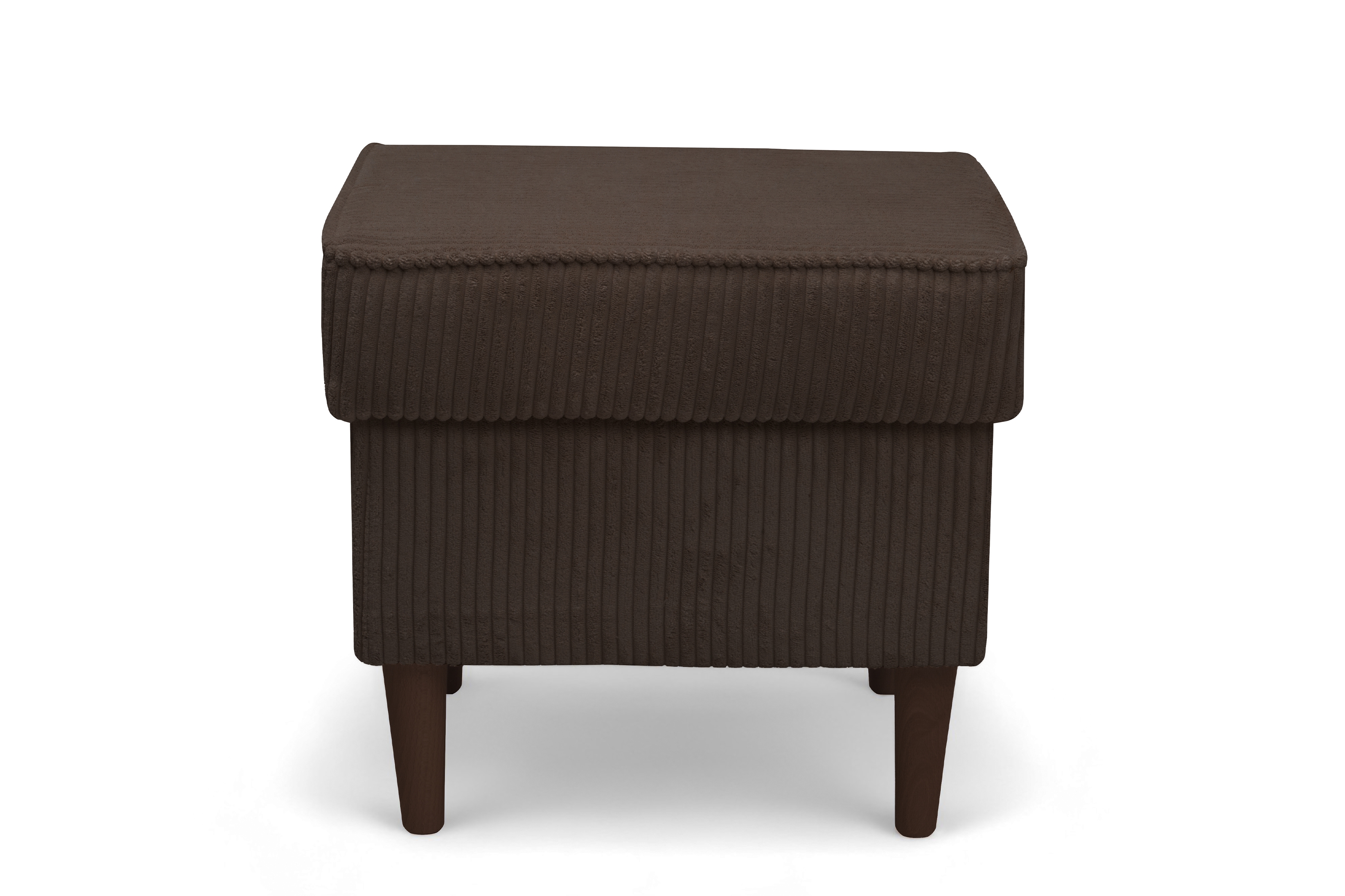 Podnožka křesla ušák Vilano - hnědý manšestr Poso 6 / nohy venge Podnožka do fotela Ušák Vilano - Hnědý manšestr Poso 6 / Nohy Venge 