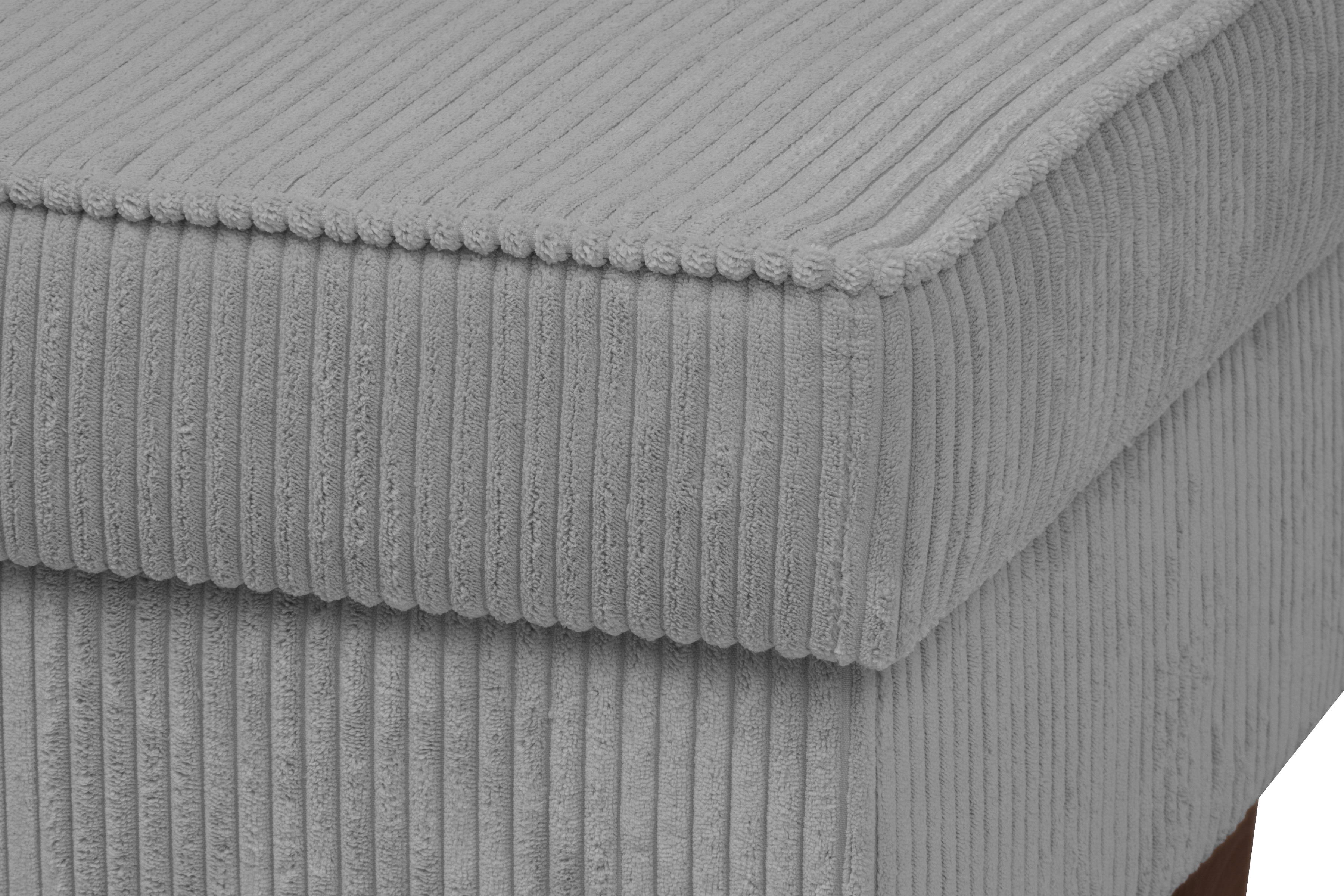 Podnožka křesla ušák Vilano - popelový manšestr Poso 55 / nohy venge Podnožka do fotela Ušák Vilano - Popelový manšestr Poso 55 / Nohy Venge 