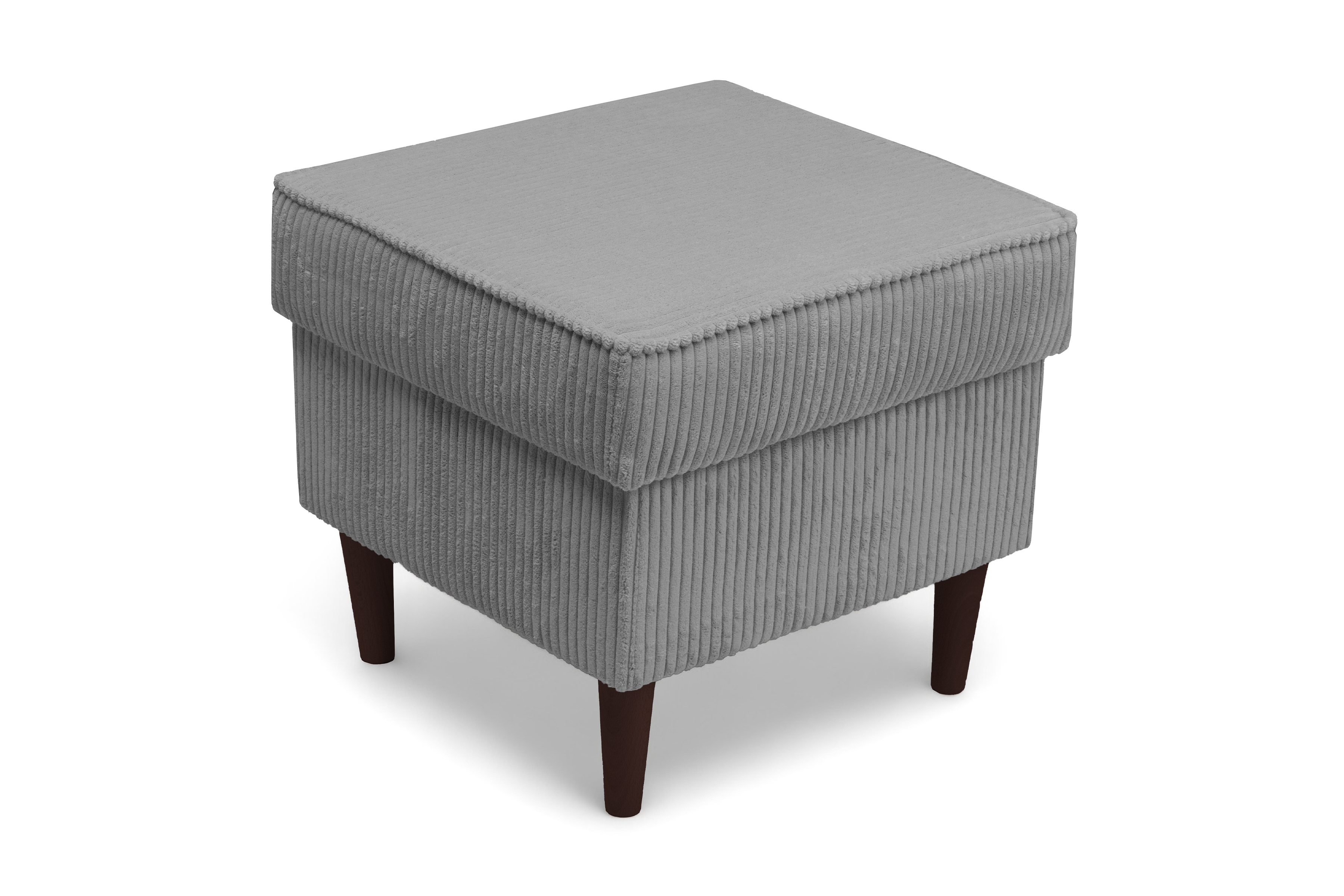 Podnožka křesla ušák Vilano - popelový manšestr Poso 55 / nohy venge Podnožka do fotela Ušák Vilano - Popelový manšestr Poso 55 / Nohy Venge 