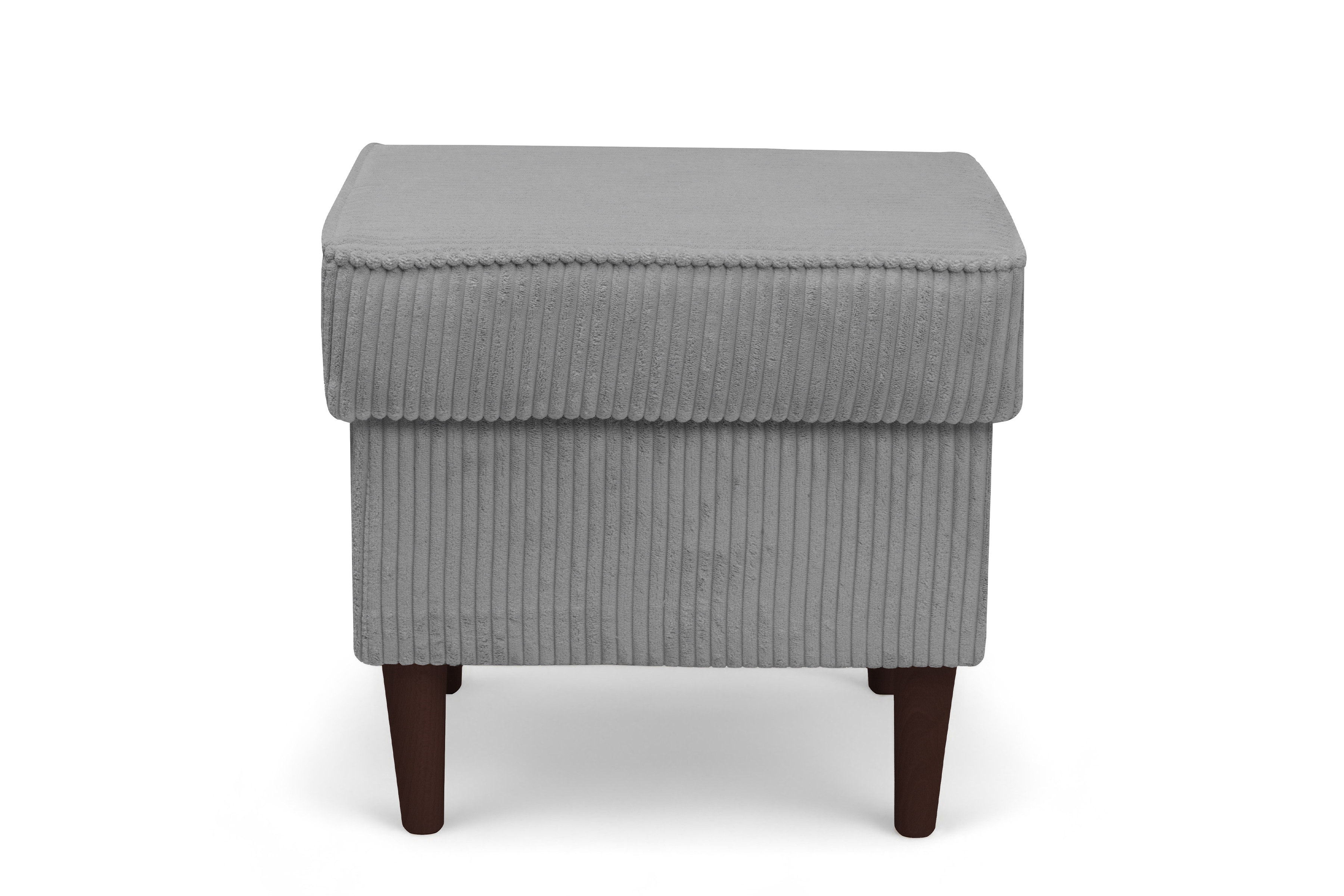 Podnožka křesla ušák Vilano - popelový manšestr Poso 55 / nohy venge Podnožka do fotela Ušák Vilano - Popelový manšestr Poso 55 / Nohy Venge 