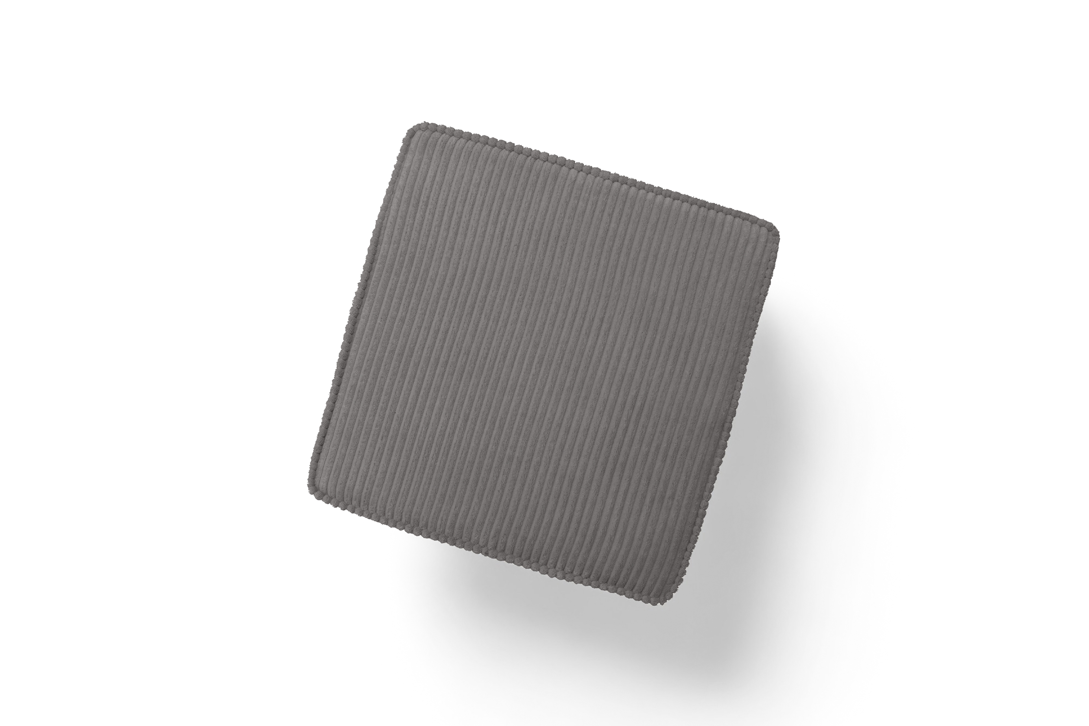 Podnožka křesla ušák Vilano - šedý manšestr Poso 22 / nohy buk Podnožka do fotela Ušák Vilano - šedý manšestr Poso 22 / Nohy buk