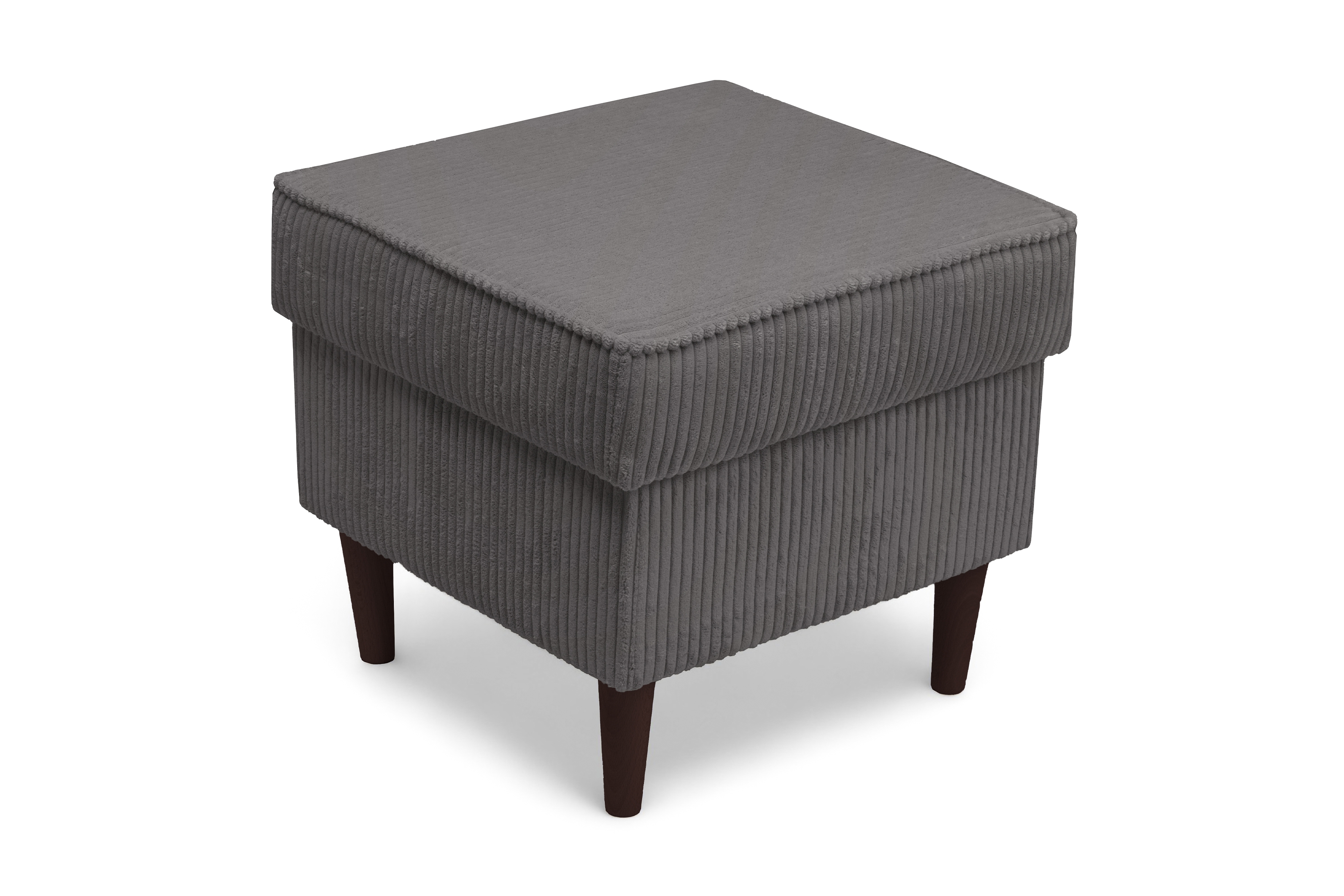 Podnožka křesla ušák Vilano - šedý manšestr Poso 22 / nohy venge Podnožka do fotela Ušák Vilano - šedý manšestr Poso 22 / Nohy Venge 