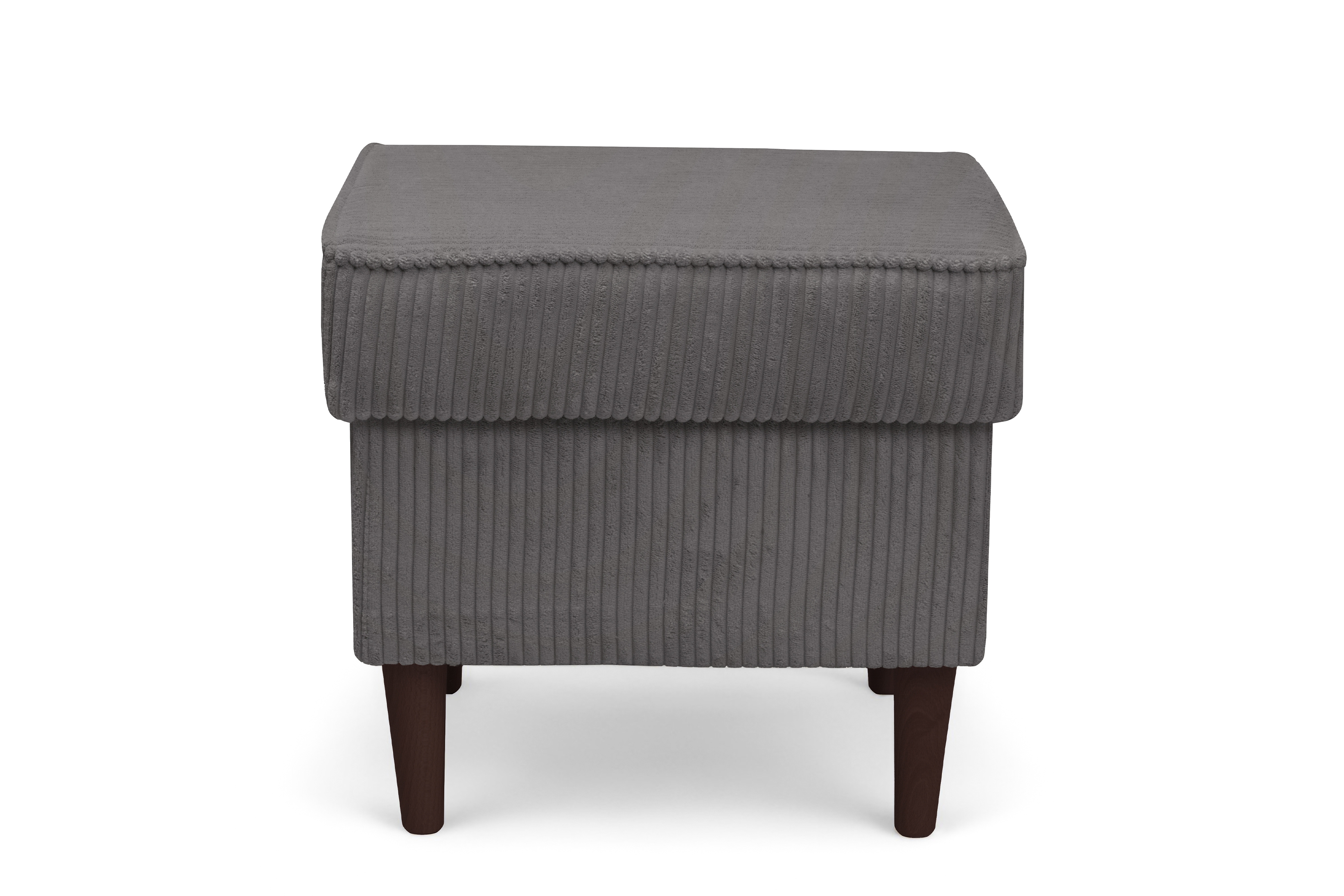 Podnožka křesla ušák Vilano - šedý manšestr Poso 22 / nohy venge Podnožka do fotela Ušák Vilano - šedý manšestr Poso 22 / Nohy Venge 