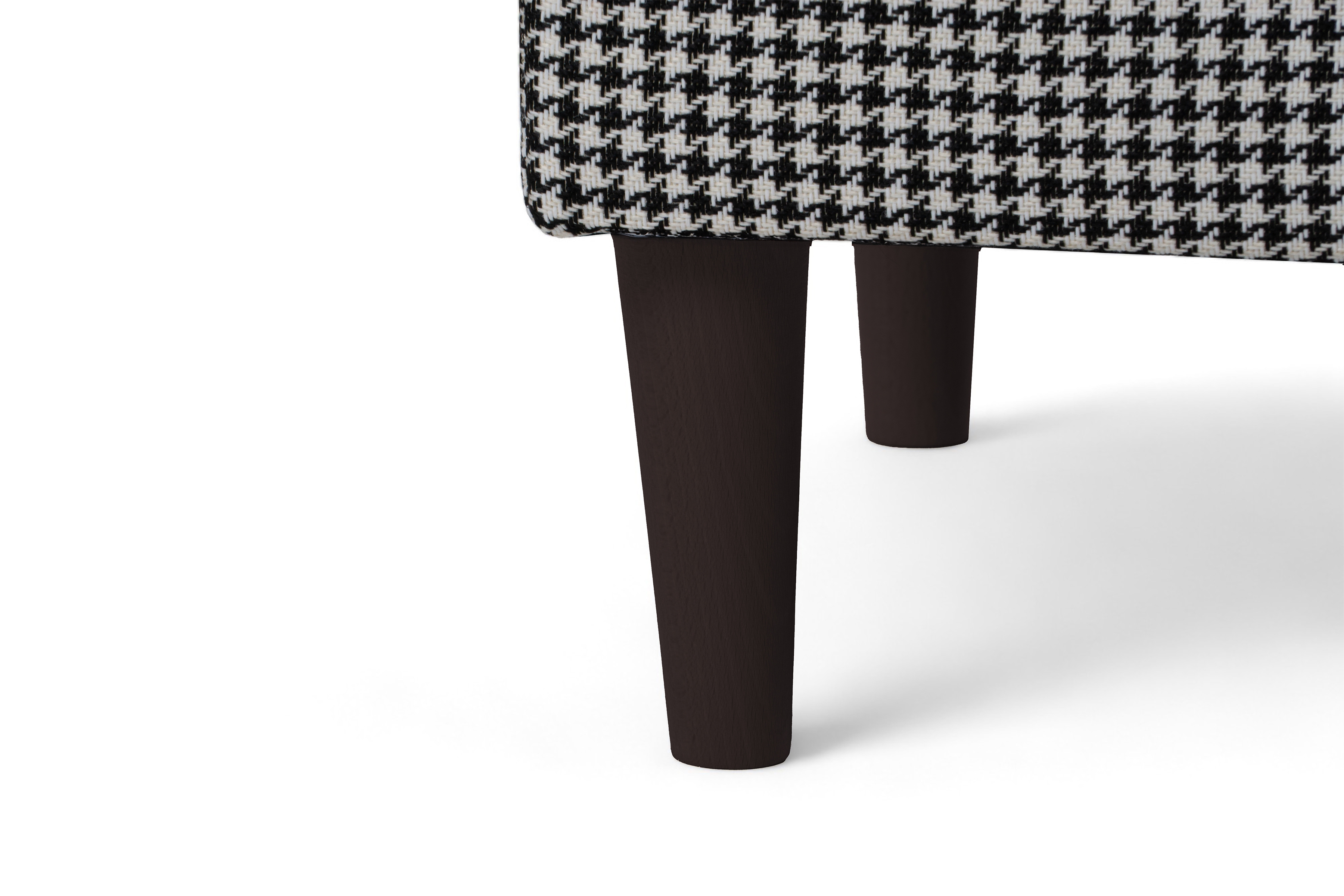 Podnožka křesla ušák Vilano - vzor Kenia 700 / nohy venge Podnožka do fotela Ušák Vilano - wzor pepitka Kenia 700 / Nohy Venge