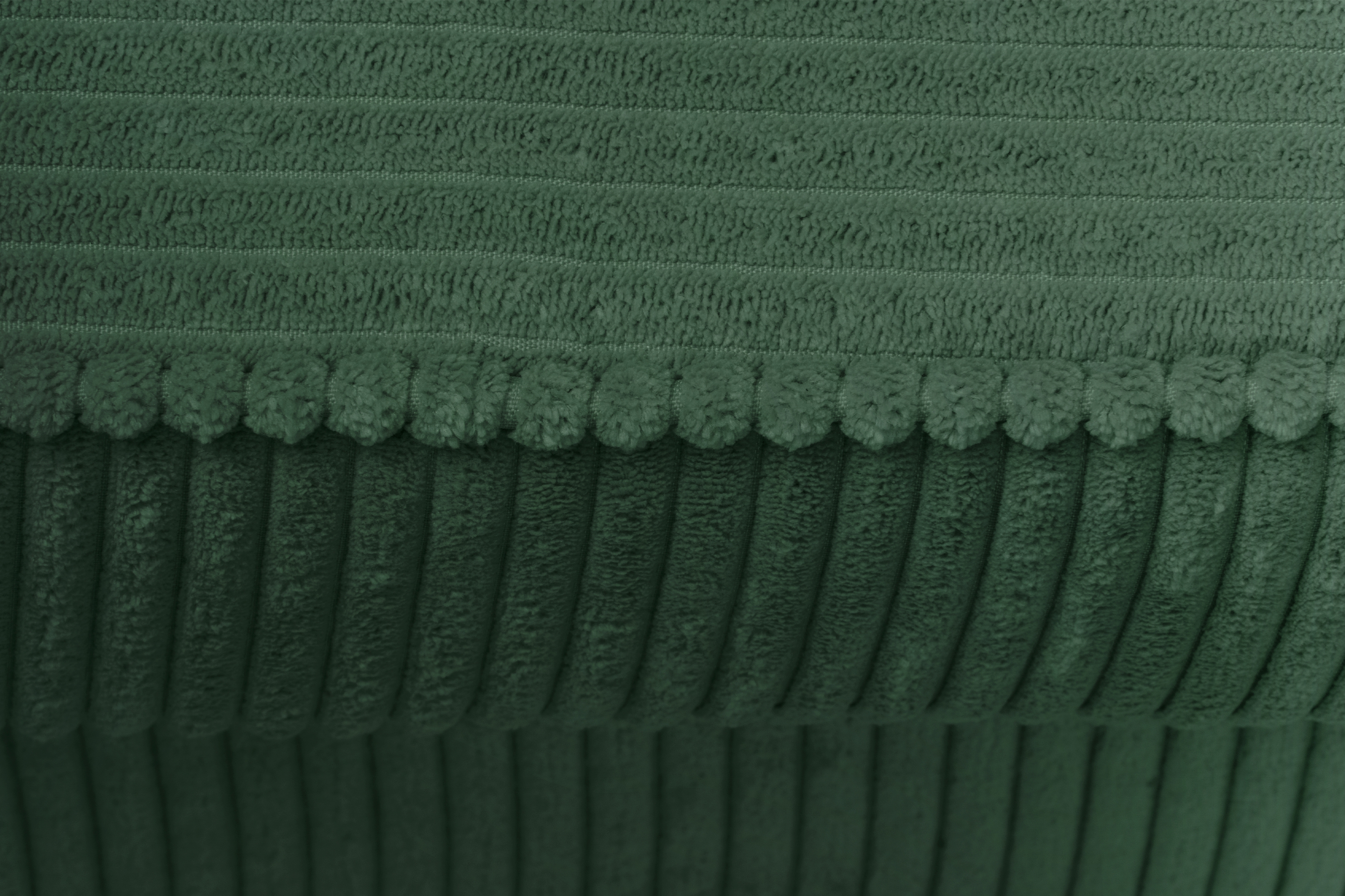 Podnožka křesla ušák Vilano - zelený manšestr Poso 14 / nohy buk Podnožka do fotela Ušák Vilano - Zelený manšestr Poso 14 / Nohy buk