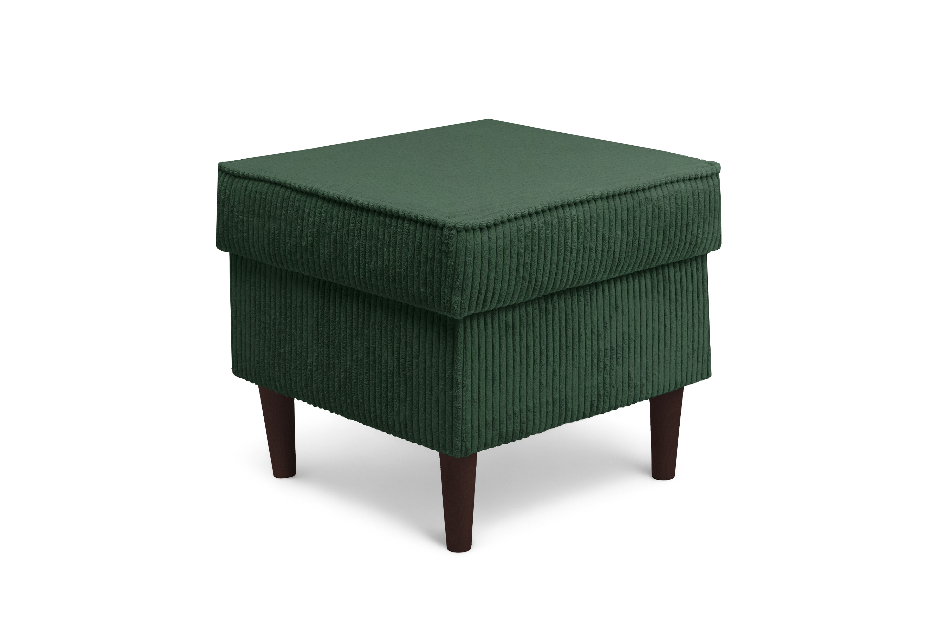 Podnožka křesla ušák Vilano - zelený manšestr Poso 14 / nohy venge Podnožka do fotela Ušák Vilano - Zelený manšestr Poso 14 / Nohy Venge 