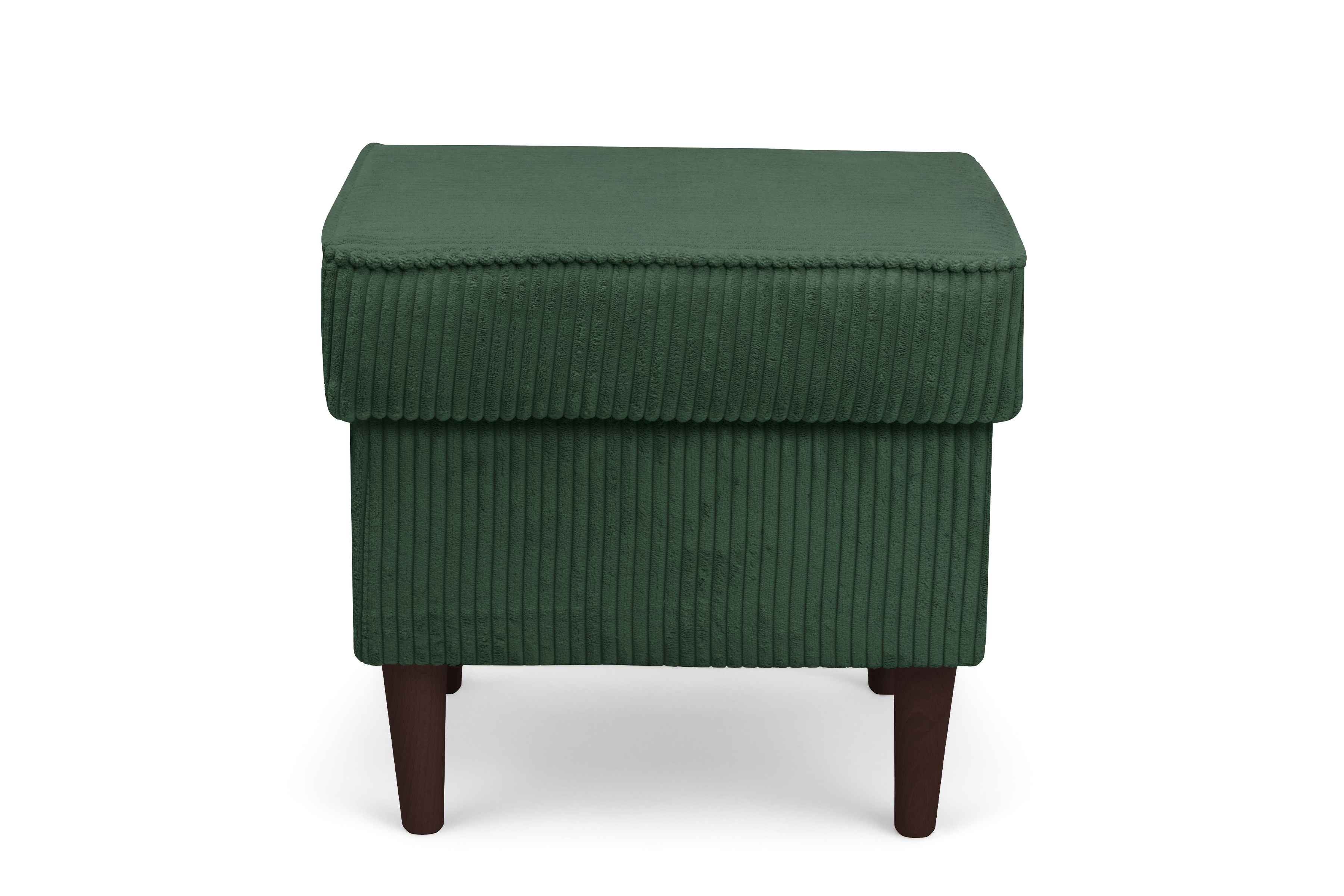 Podnožka křesla ušák Vilano - zelený manšestr Poso 14 / nohy venge Podnožka do fotela Ušák Vilano - Zelený manšestr Poso 14 / Nohy Venge 