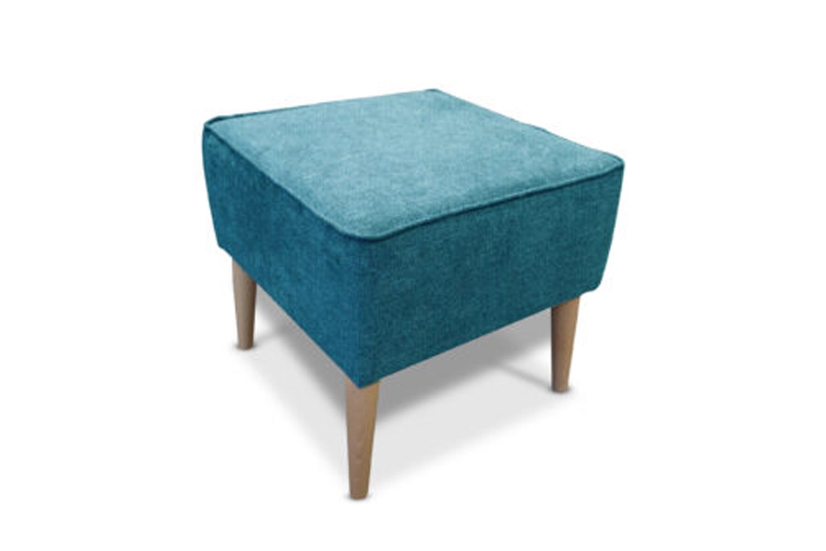 Podnožka Dylian Modrý podnozke z miekkim siedziskiem 