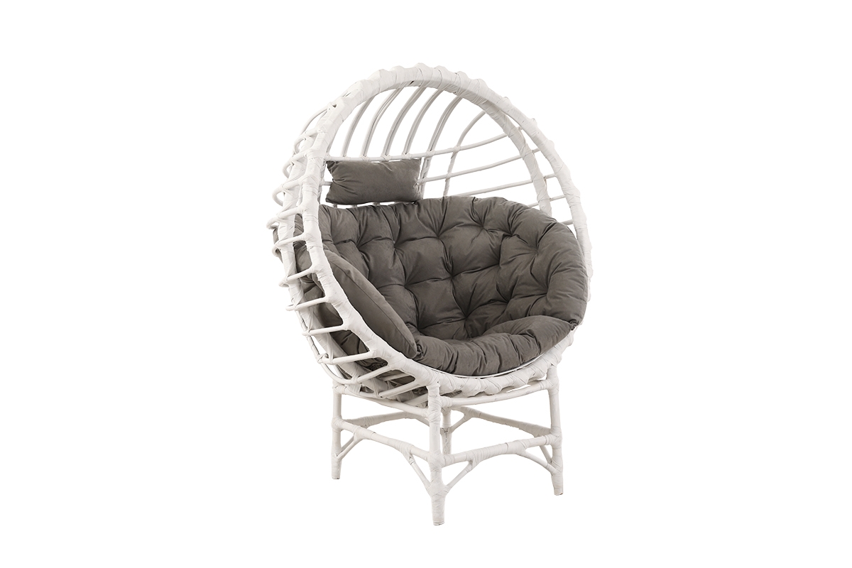 Vankúš z opierkou hlavy do fotela kokon - šedá Vankúš z zaglowkiem do fotela kokon - šedá