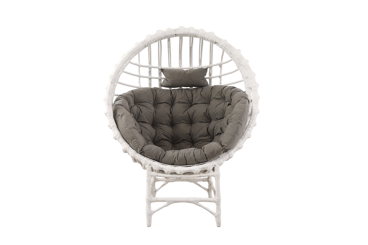 Vankúš z opierkou hlavy do fotela kokon - šedá Vankúš z zaglowkiem do fotela kokon - šedá