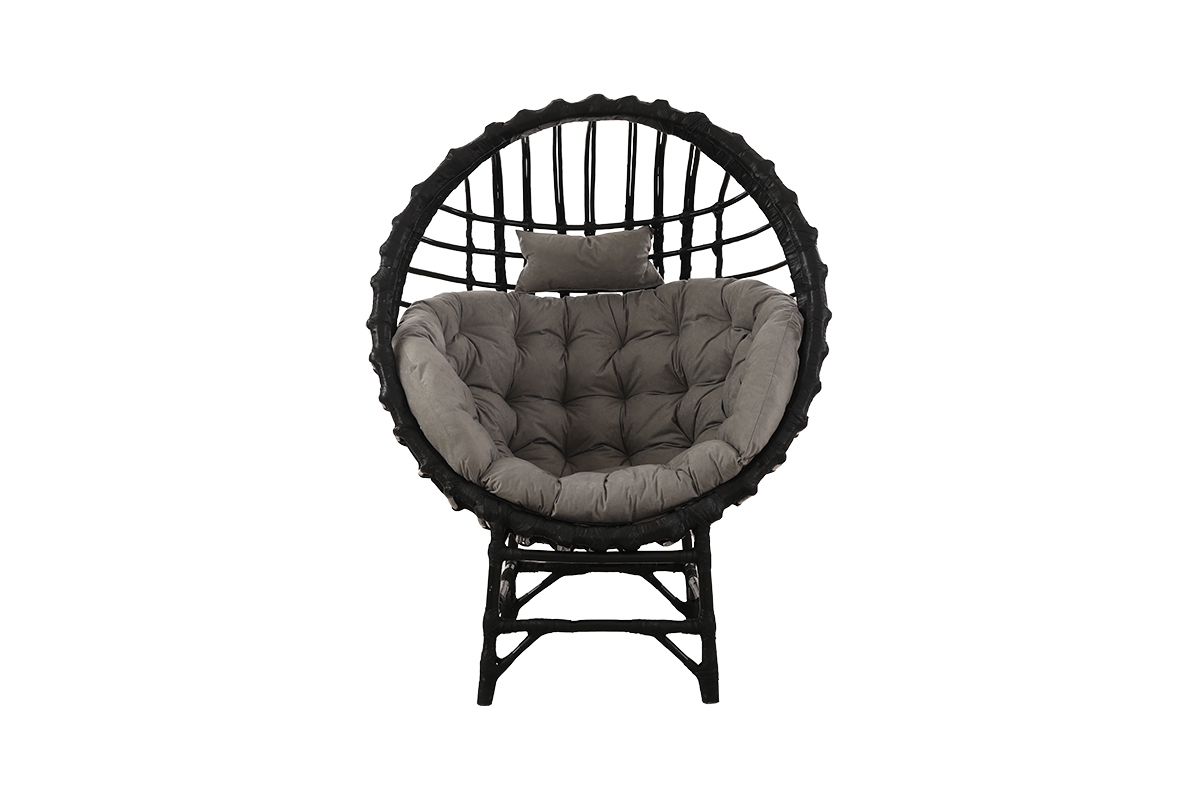 Vankúš z opierkou hlavy do fotela kokon - šedá Vankúš z zaglowkiem do fotela kokon - šedá