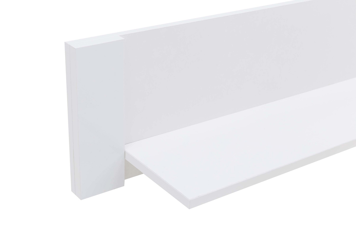 Závěsná police Bergen 120 cm - bílá praktická police na zeď