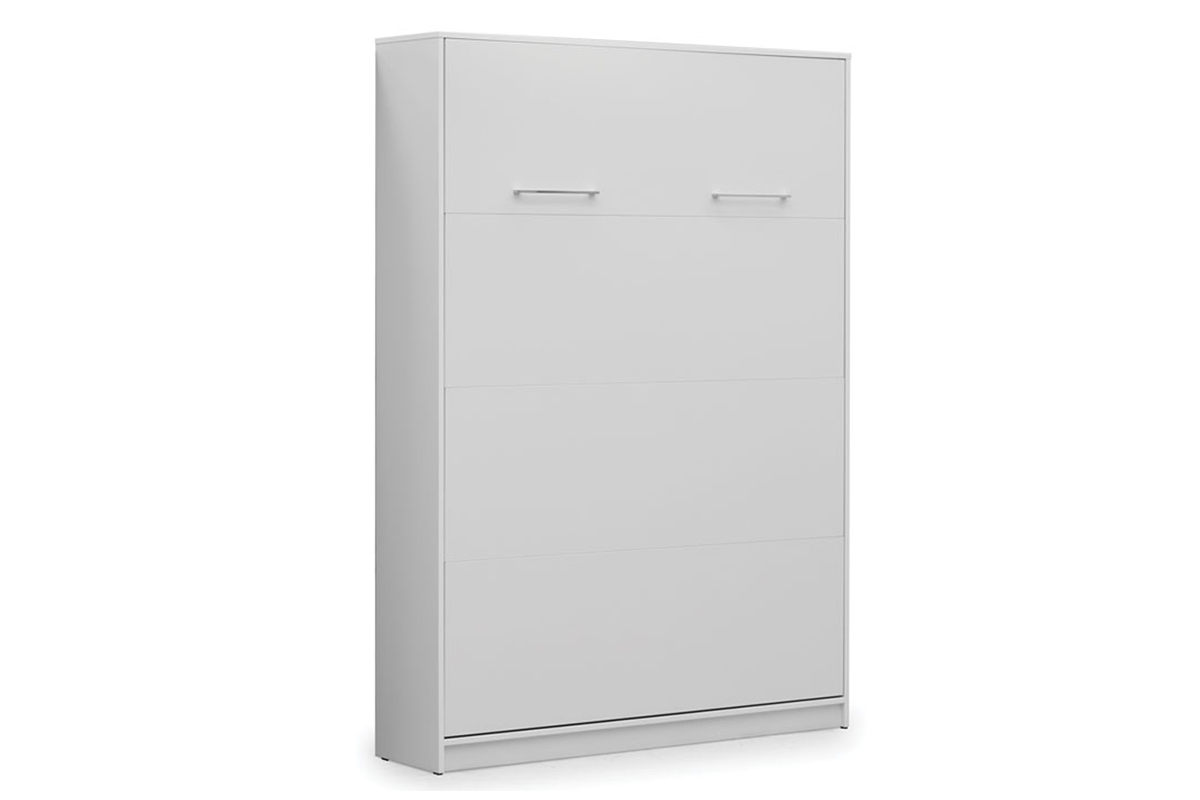 Sklápacia posteľ Basic vertikálna - 140x200 cm - biely mat Vertikálna sklápacia posteľ 140x200 New Elegance - biely mat