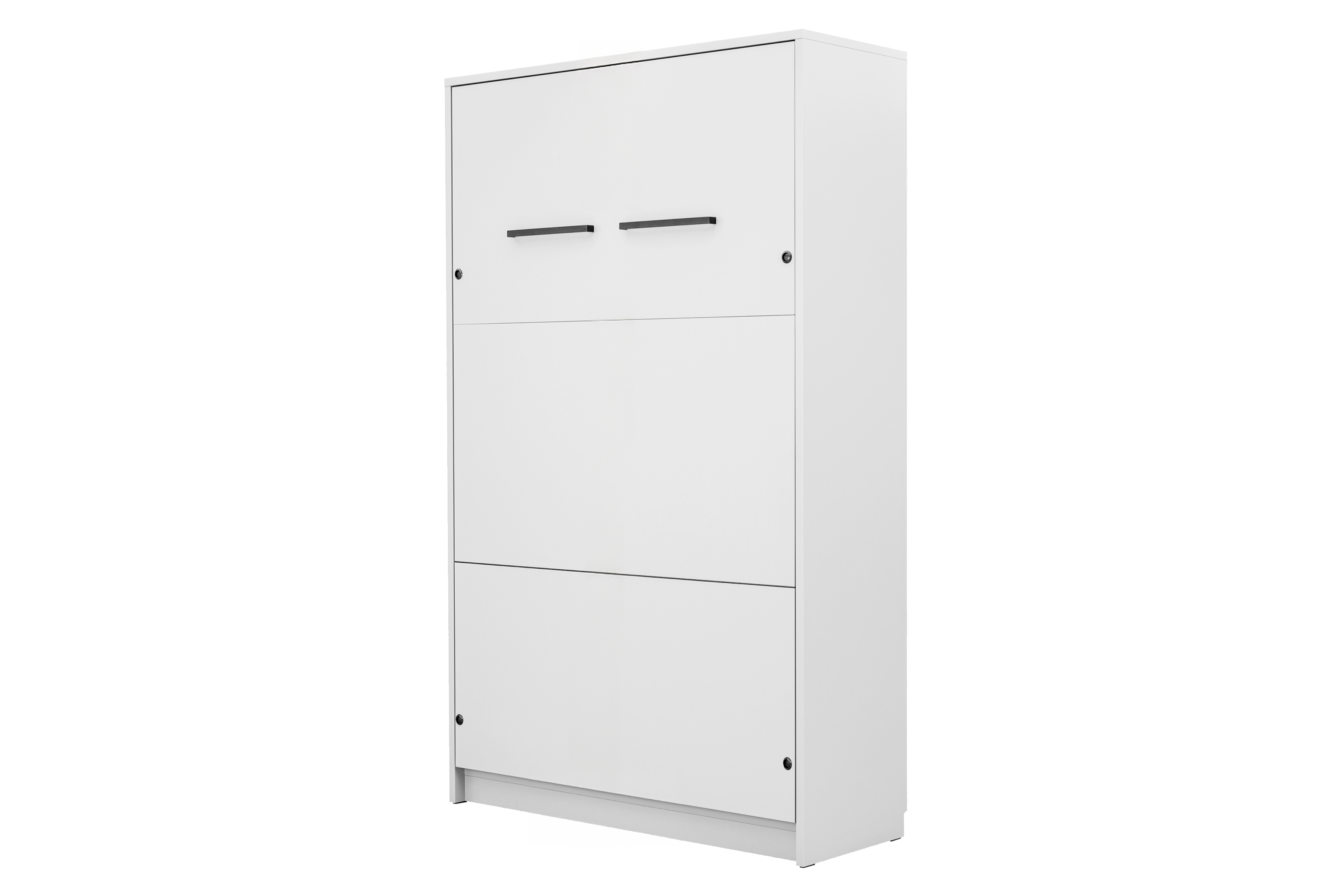 Vertikálna sklápacia posteľ Genius 140x200 s písacím stolom - biely mat Polkotapczan vertikálny Genius 140x200 s písacím stolom - biely mat