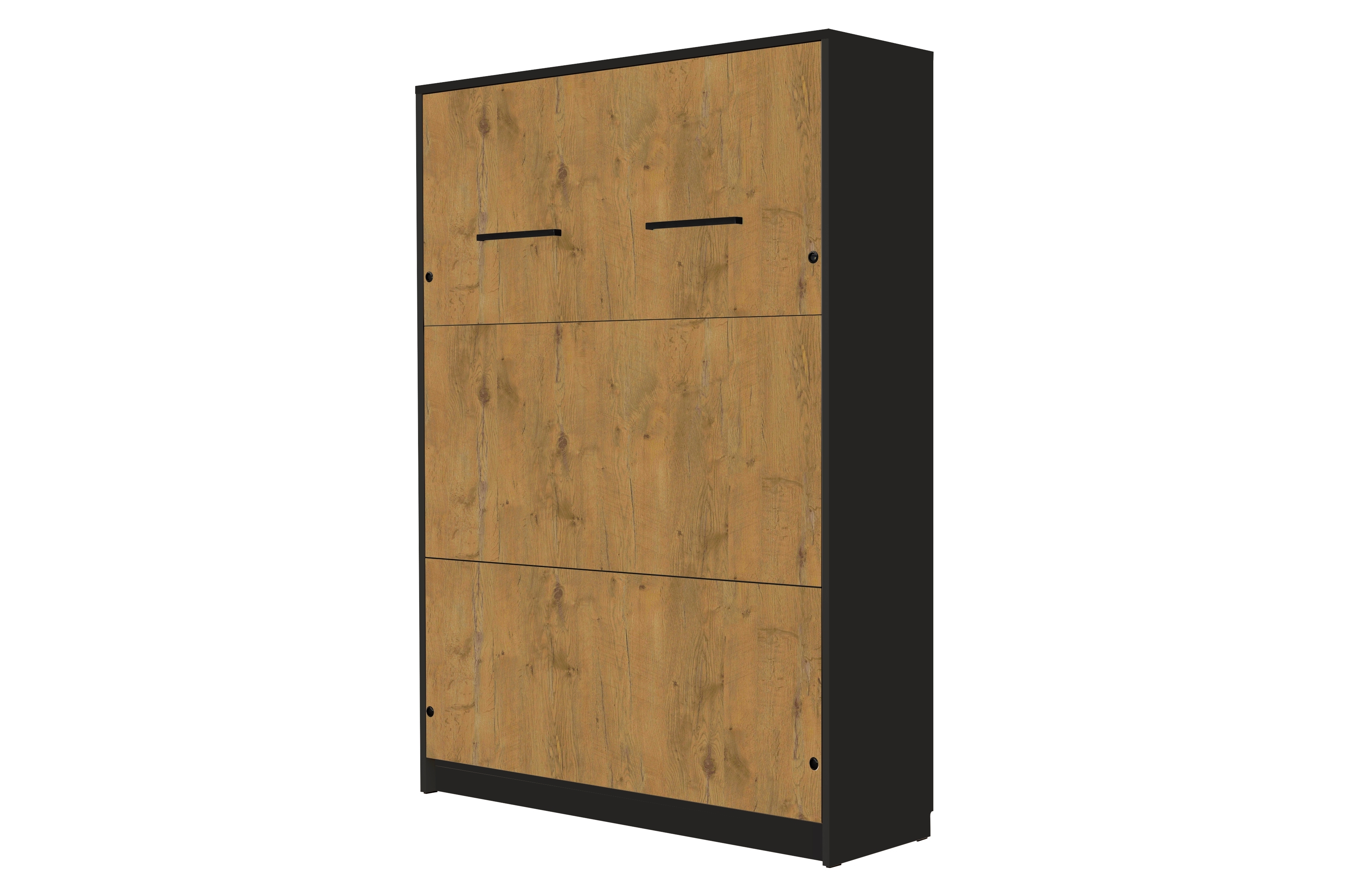 Vertikální sklápěcí postel Genius 140x200 s psacím stolem - černá / dub lancelot Polkotapczan vertikální Genius 140x200 s psacím stolem - černá / dub lancelot