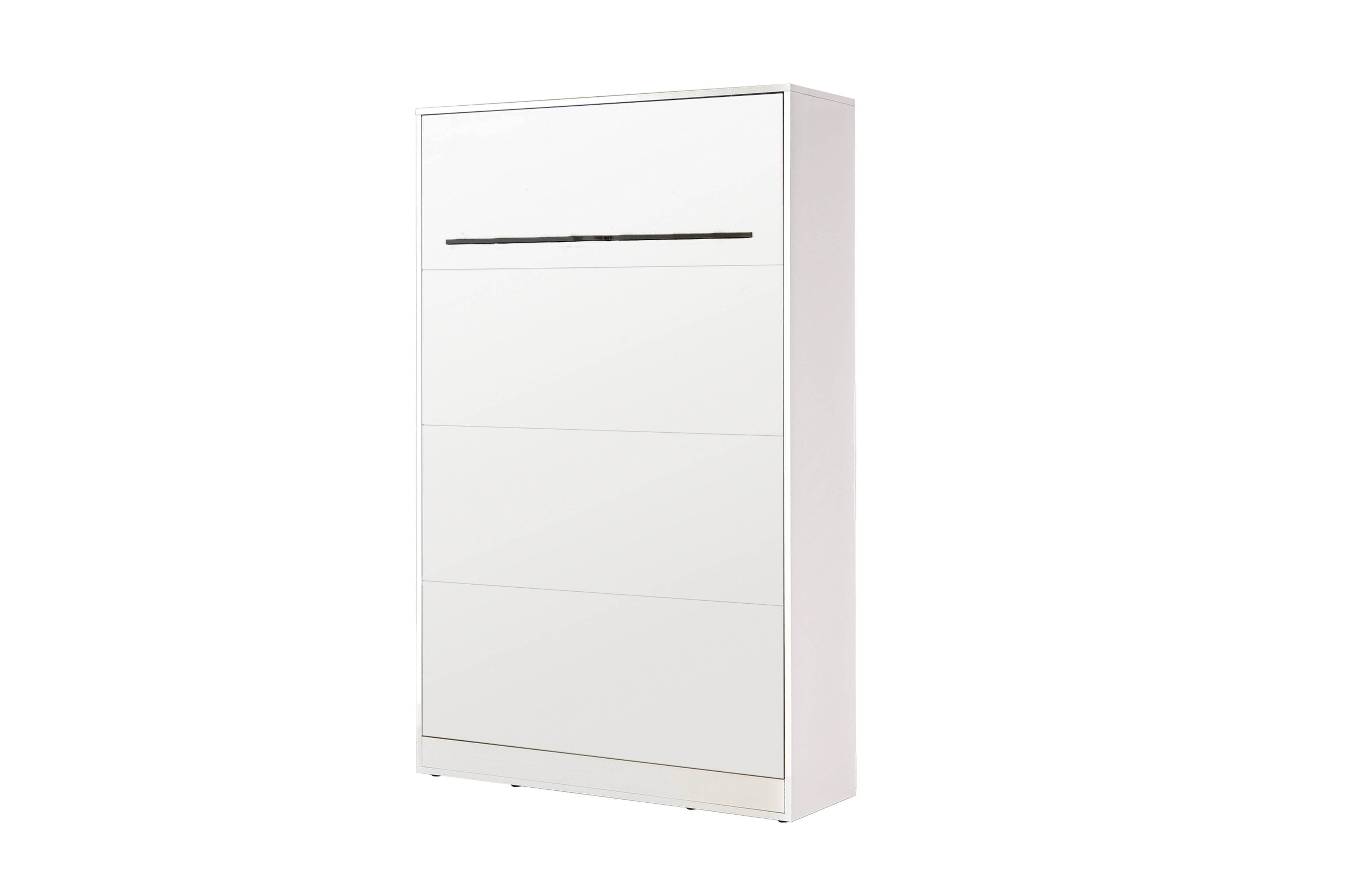 Sklápacia posteľ Lomaro V - 120x200 cm - biela / čierna úchytka Polkotapczan vertikálny Lomaro 120x200 - biela / čierny 