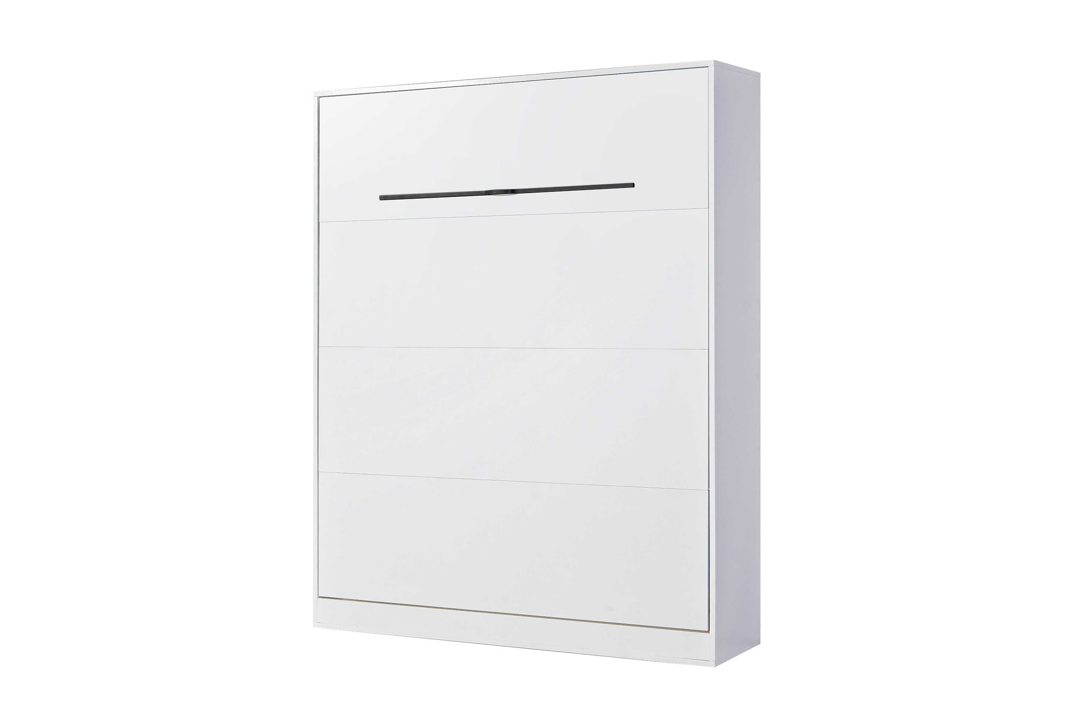 Sklápacia posteľ Lomaro V - 160x200 cm - biela / čierna úchytka Polkotapczan vertikálny Lomaro 160x200 - biela / čierny 