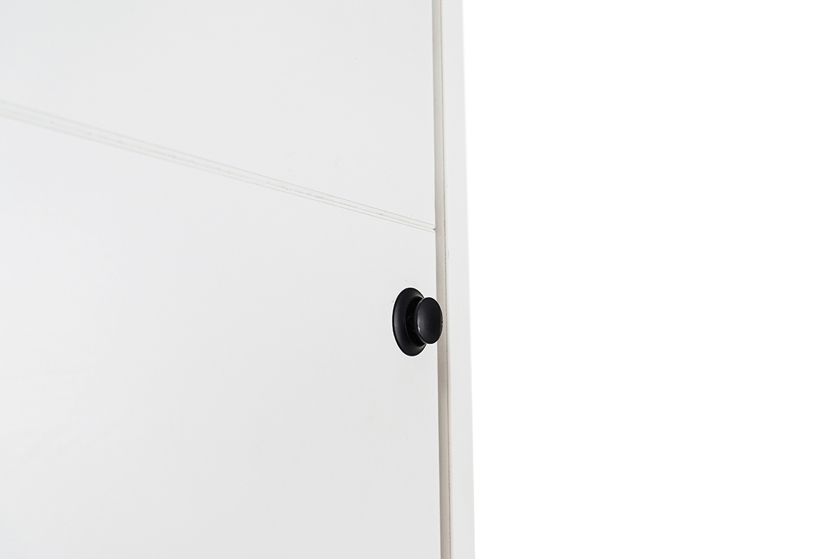 Vertikálna sklápacia posteľ Modern 160x200 cm - biely mat Blokáda otvárania sklápacej postele