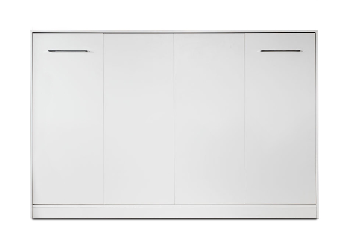 Horizontální sklápěcí postel Basic 120x200 cm - bílý mat Horizontální sklápěcí postel