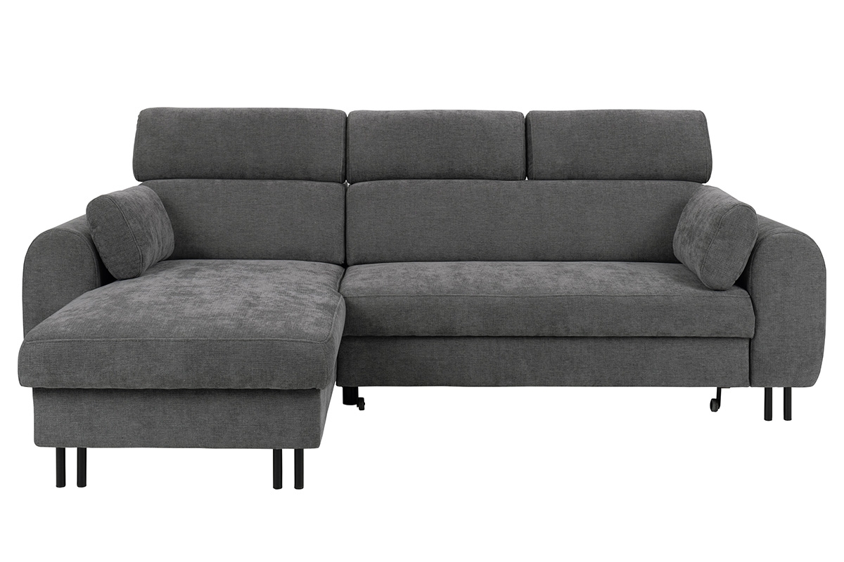 Rozkládací rohová sedací souprava Porto na kovových nožkách Rohová sedací souprava s funkcí spaní Porto na kovové podstavě - podnoszone oparcie