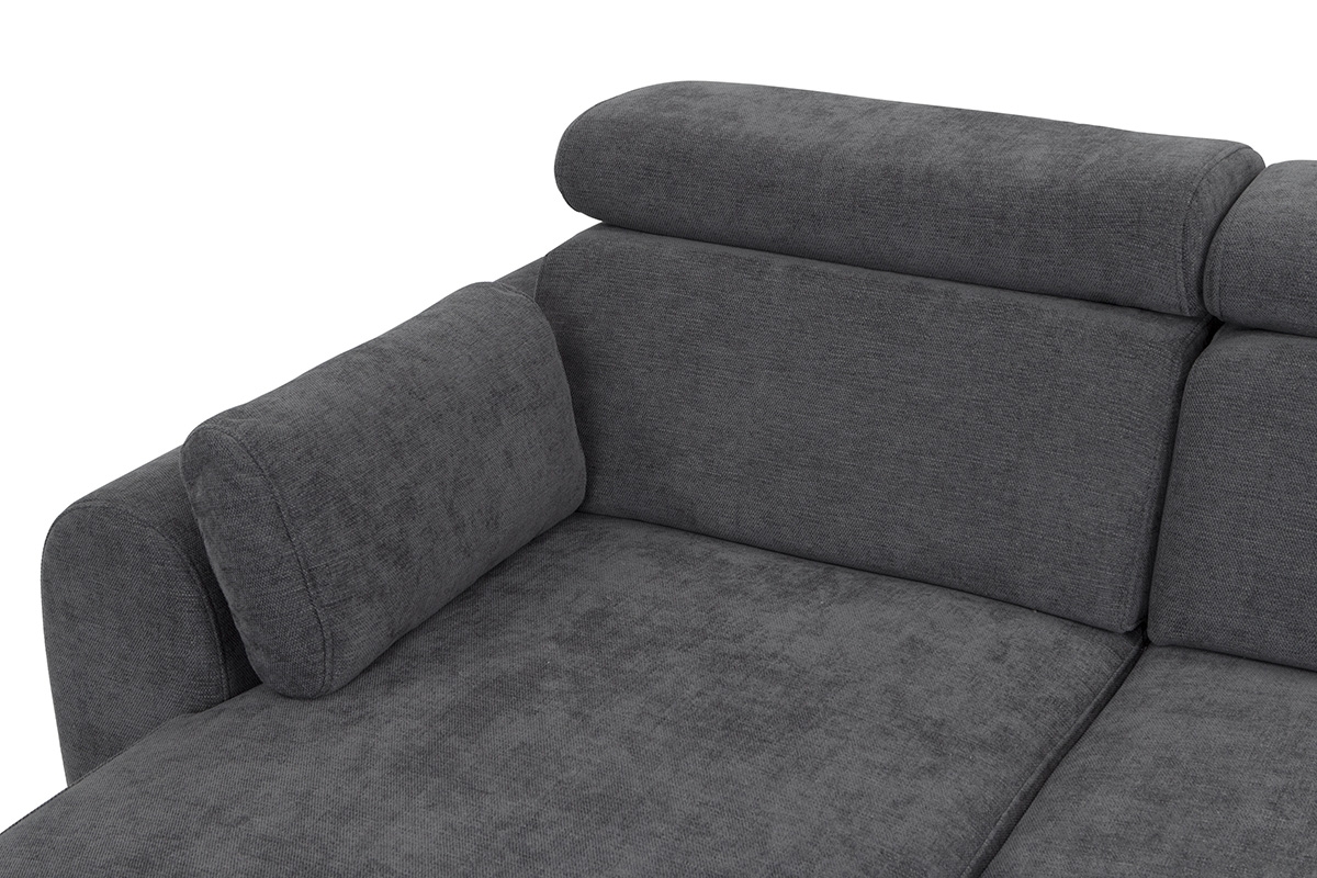 Rozkládací rohová sedací souprava Porto na kovových nožkách Rohová sedací souprava s funkcí spaní Porto na kovové podstavě 