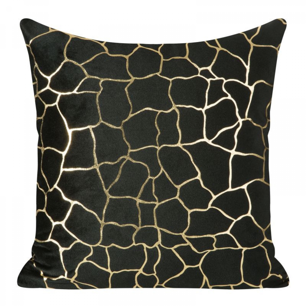 Dekorativní povlak na polštář Marisol D91 45x45 cm - černá / žlutá Dekorativní povlak na polštář D91 MARISOL 45X45 Černý / Žlutý