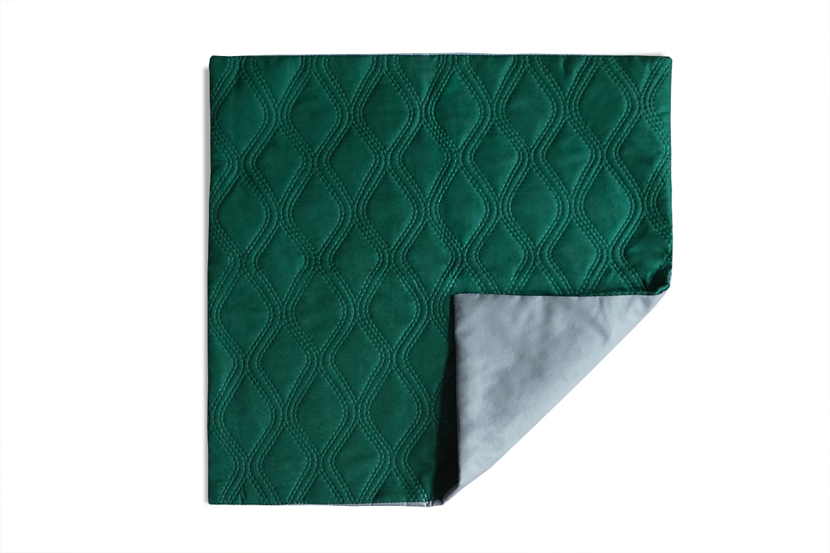 Obliečka MAGNUS 40x40 Zelený/Strieborný Obliečka 40 x 40