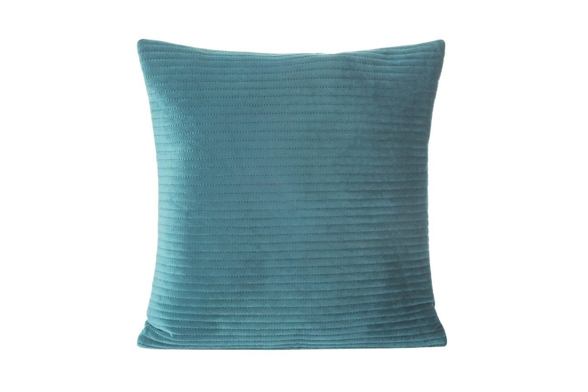 Dekoratívna obliečka na vankúš VIA1 45X45 - tyrkysová turkuSova Obliečka