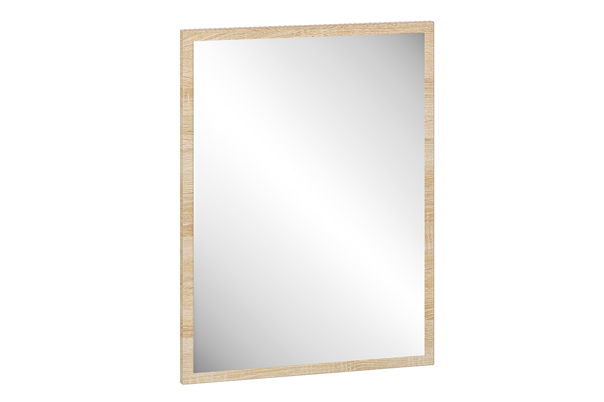 Závěsné zrcadlo Migoz 50 cm pro předsíň - dub sonoma světlý Zrcadlo pro powieszenia