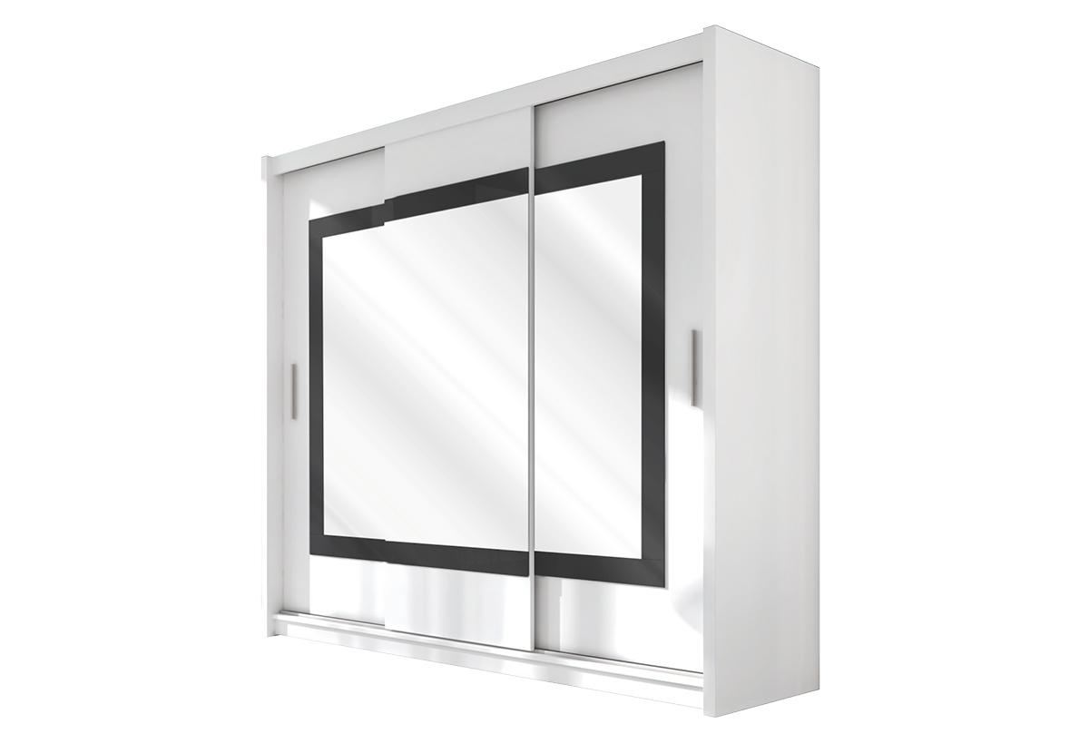 Skříň Preston 250 cm - bílá skříň preston 250 cm