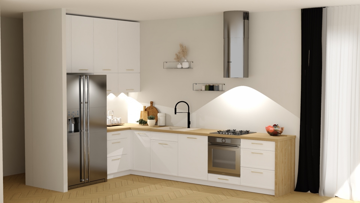 Projekt kuchyně - Nábytek Bogart Projekt kuchni - Nábytek Bogart