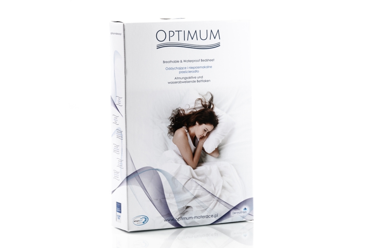 Prostěradlo a chránič matrace 2v1 - bílá ozdobné balení