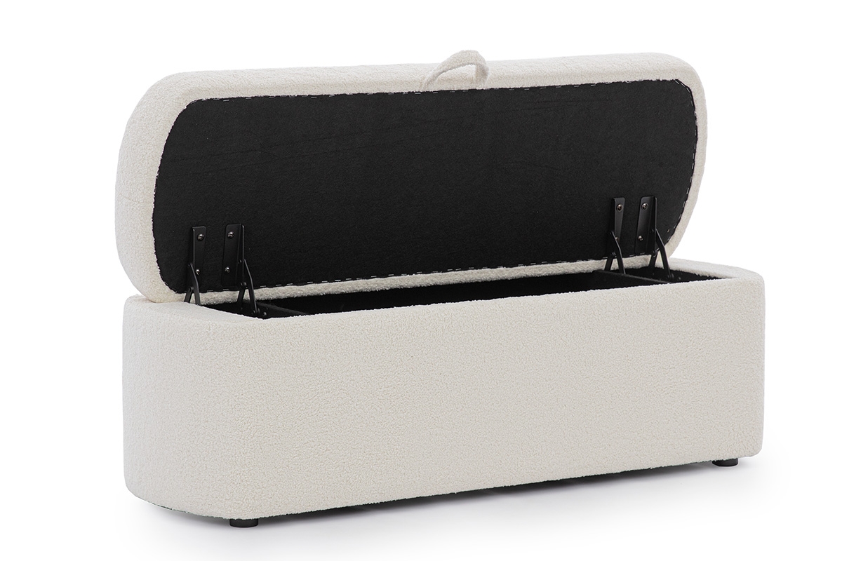 Puf čalúnená Nello Taburet s úložným priestorom