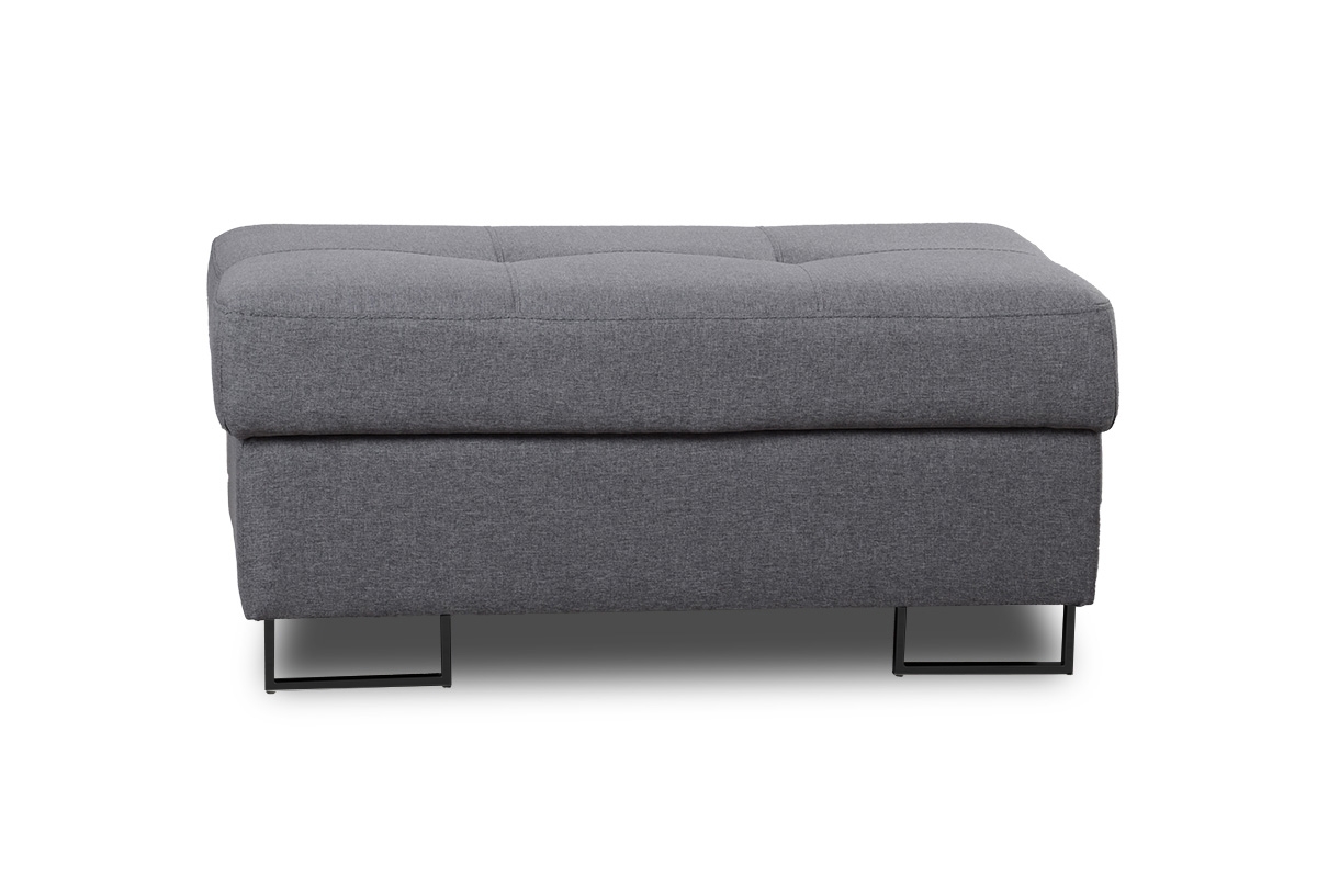 Taburetka Annabelle - čierne nožičky Taburet čalúnená Annabelle / nožičky čierny