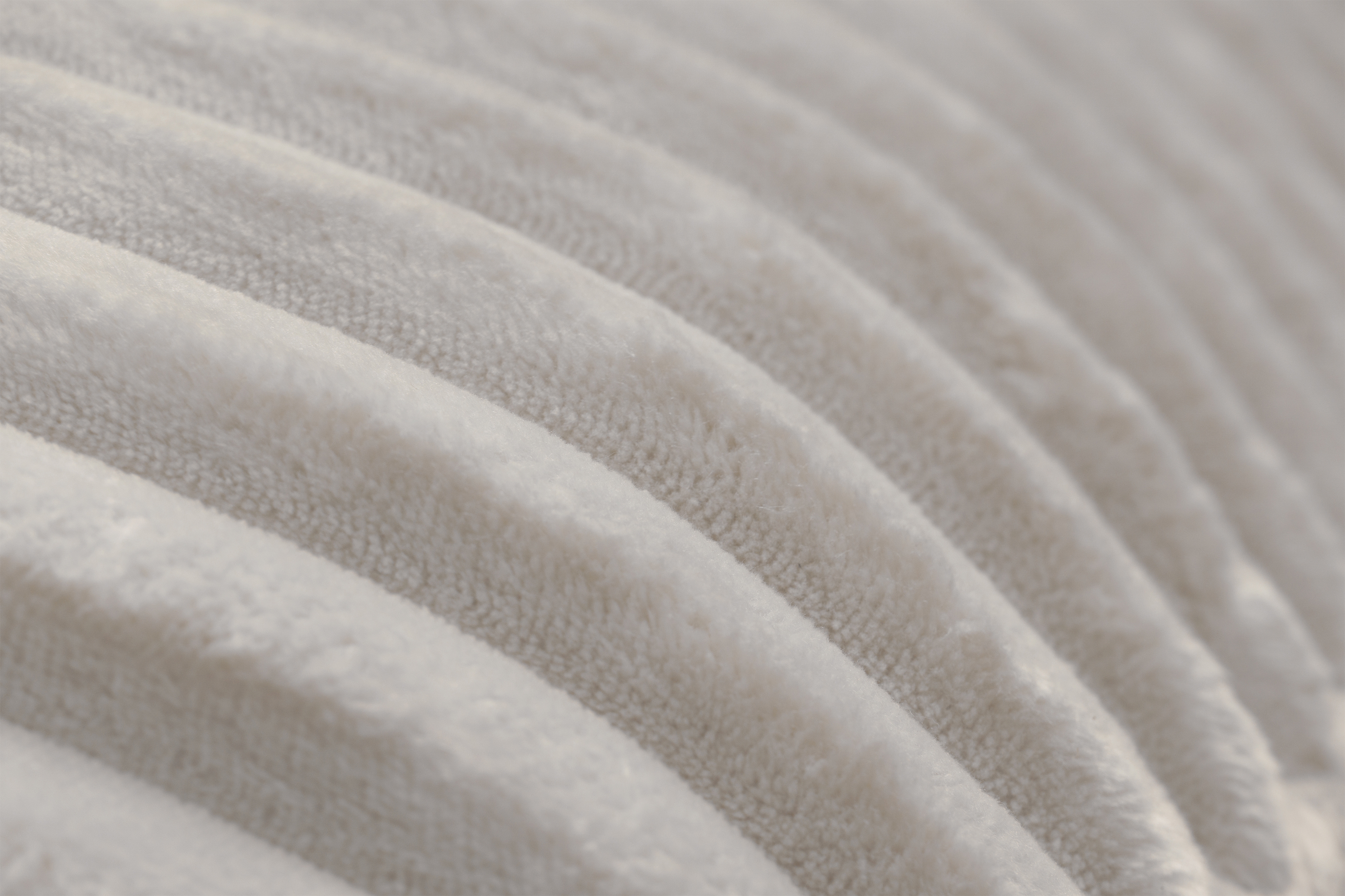 Pufa Lotulis - krémový plyš Tilia 03 Taburet čalúnená Lotulis - Krémový plusz Tilia 03