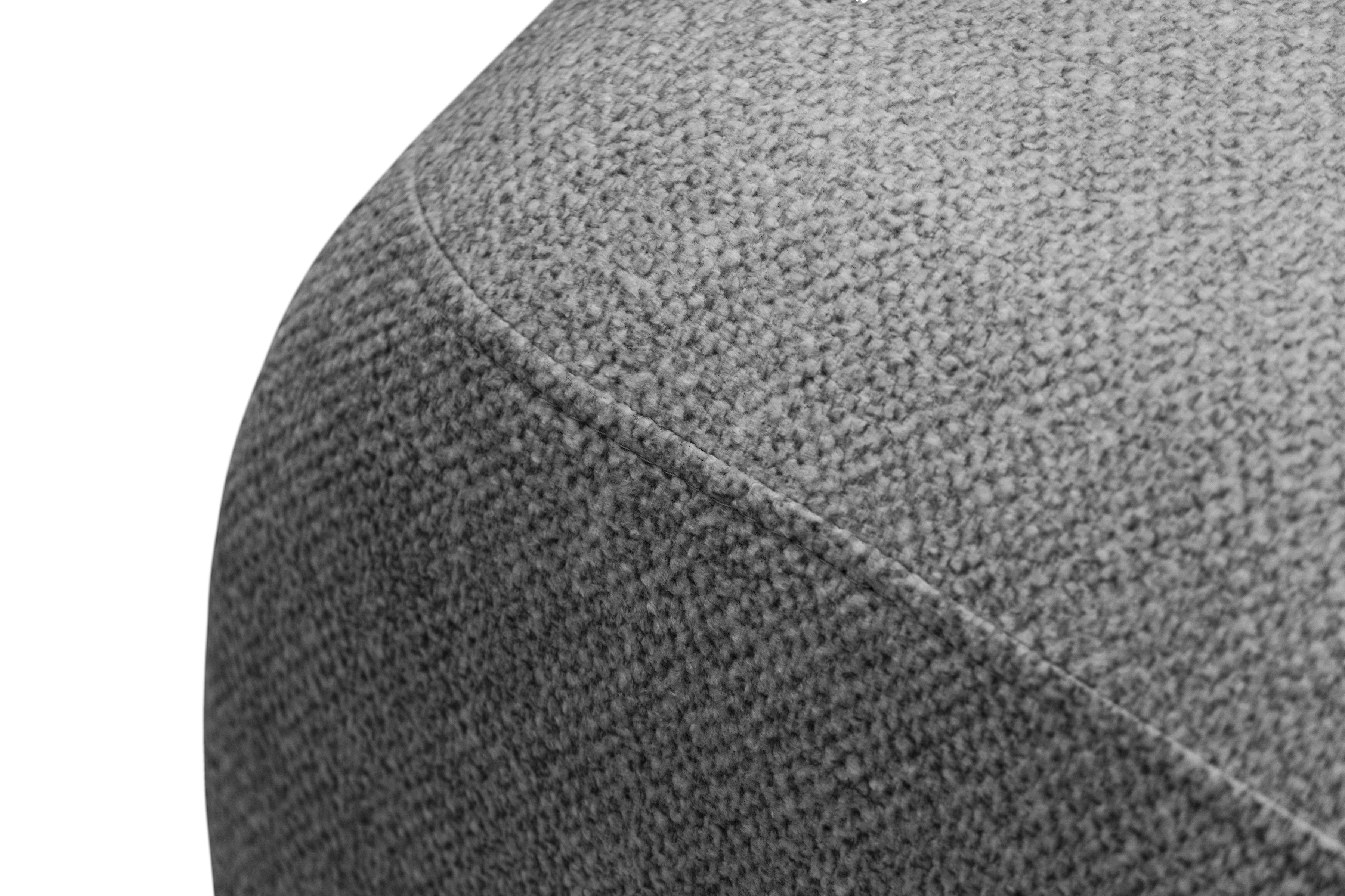 Pufa Lotulis - sivá hydrofóbna látka Blur 18 Taburet čalúnená Lotulis - šedá dzianina hydrofobowa Blur 18