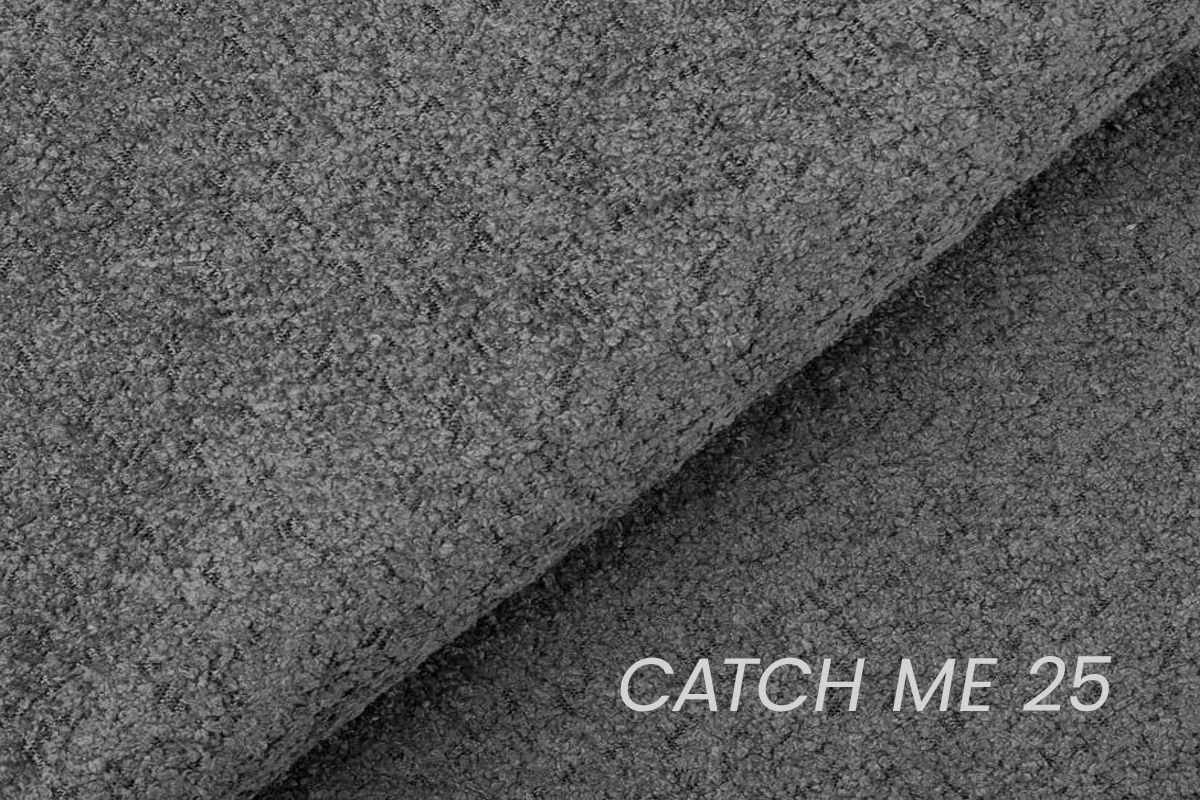 Čalúnený taburet Magnelio - sivá bouclé Catch Me 25 Taburet čalúnená Magnelio - šedá boucle Catch Me 25