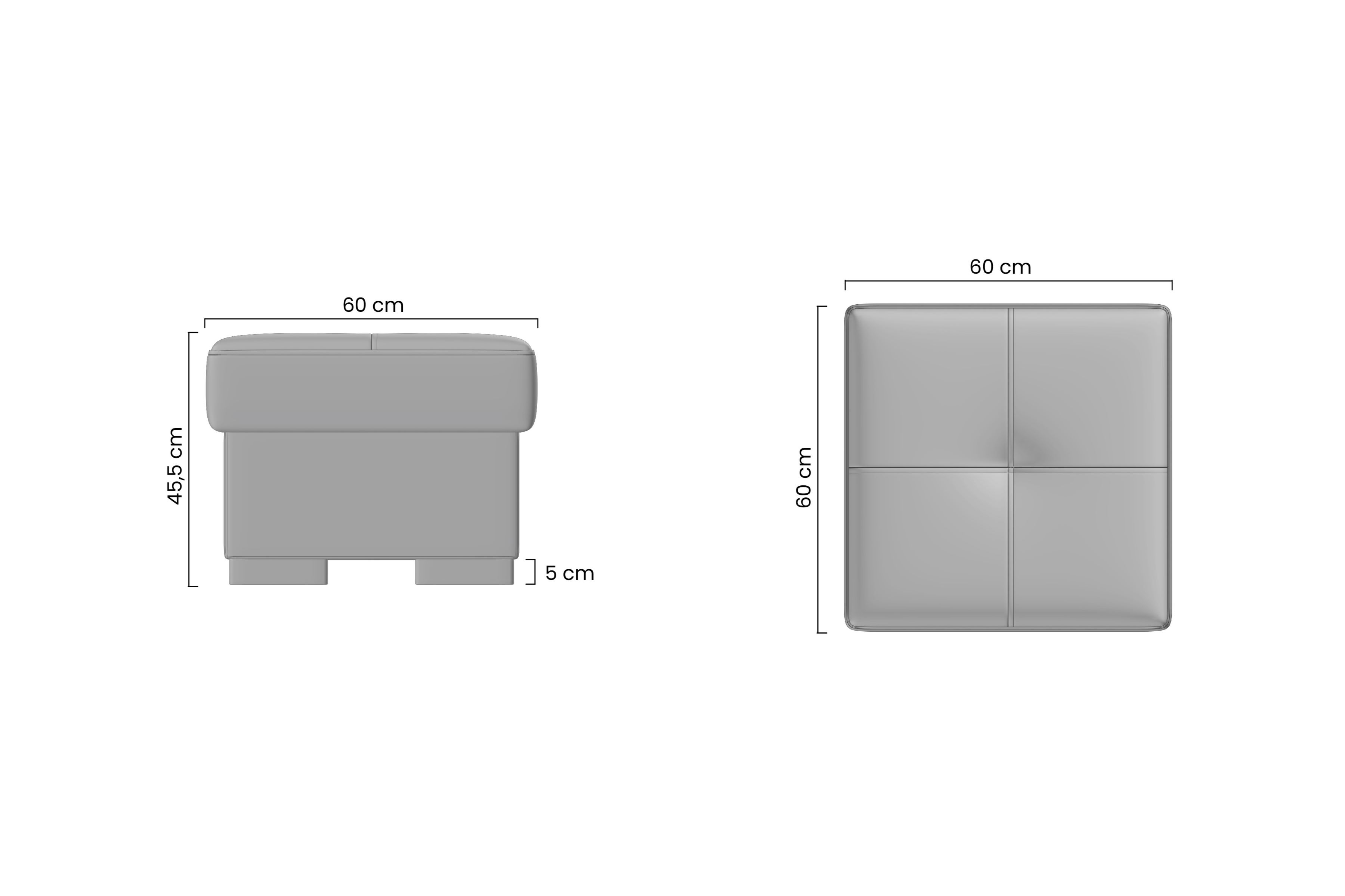 Taburetka Modeno Mini Taburet čalúnená Modeno Mini