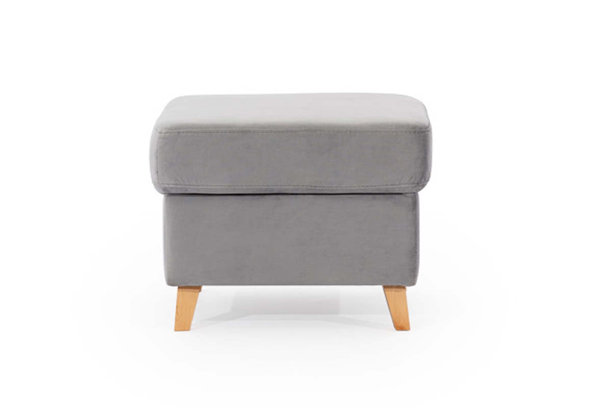 Taburetka s úložným priestorom Vanisa šedá Taburet .