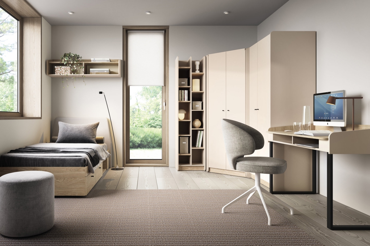 Regál Alessio 55 cm - béžová Pískový / dub olejowany Regál Alessio 4 - 55 cm - béžová Pískový / dub olejowany