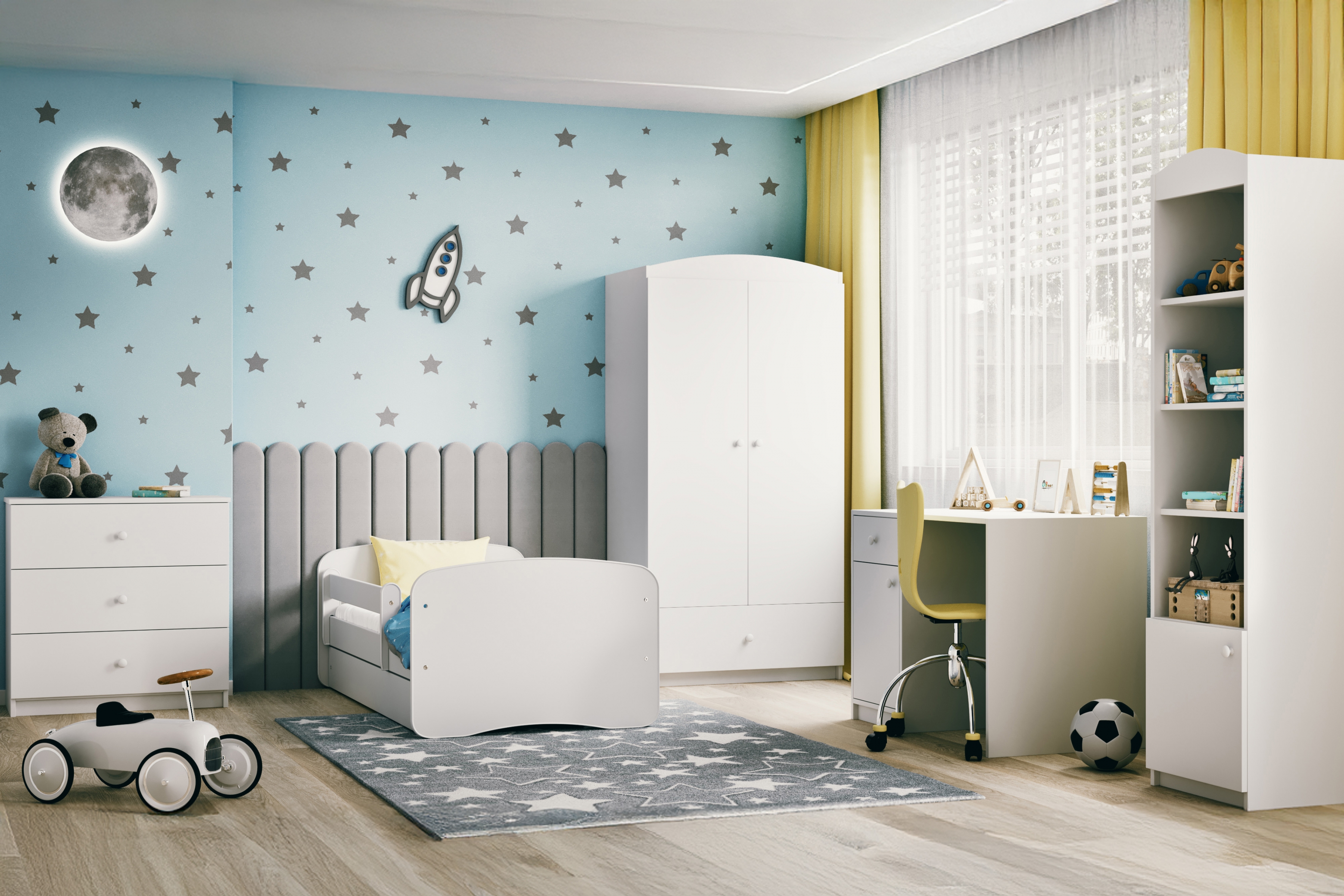 Dětský regál Bonzo 46 cm - bílá Regál dětský Bonzo 46 cm - bílá